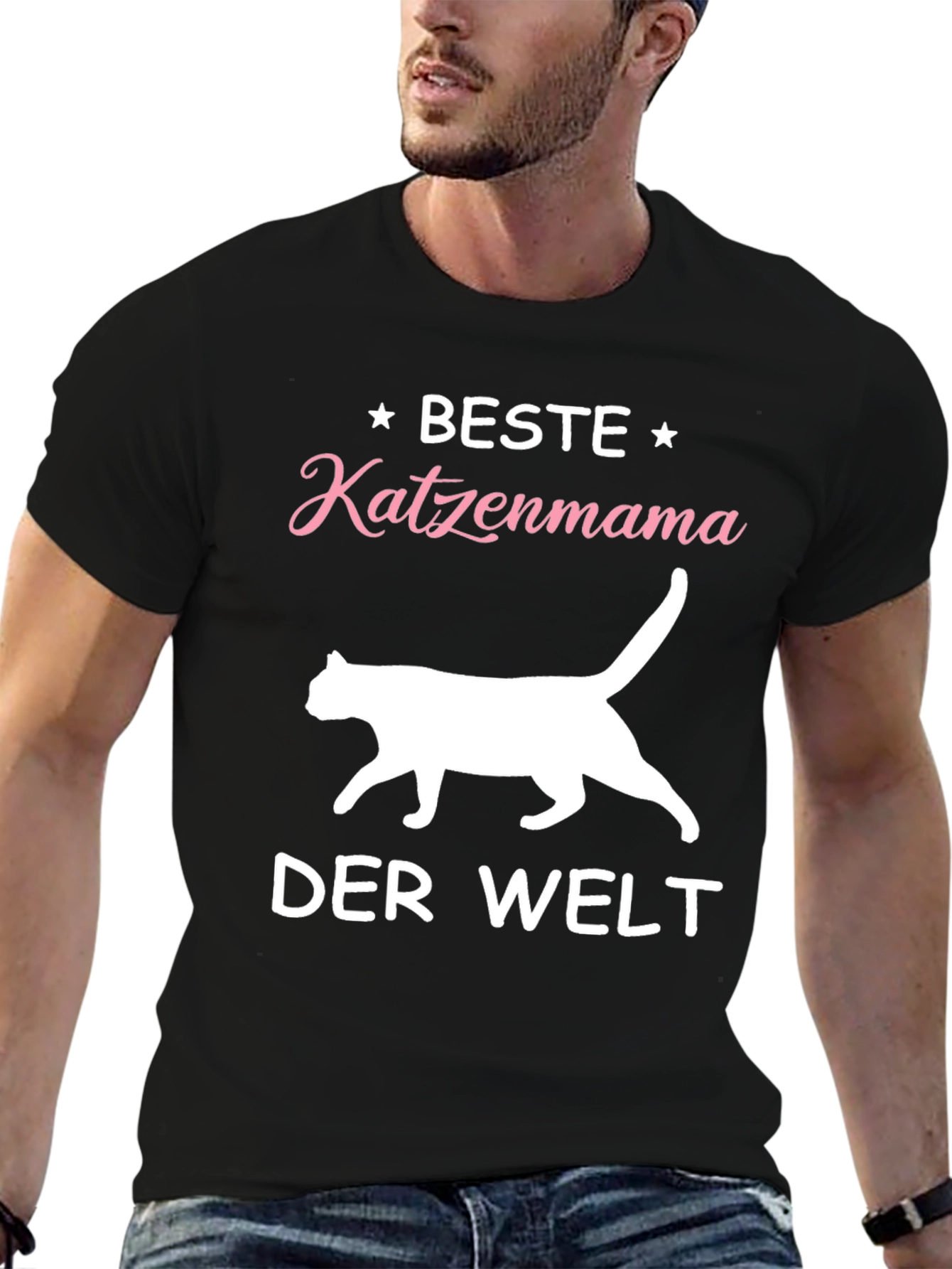 Beste Katzenmama T-Shirt - Cat Lover Tee