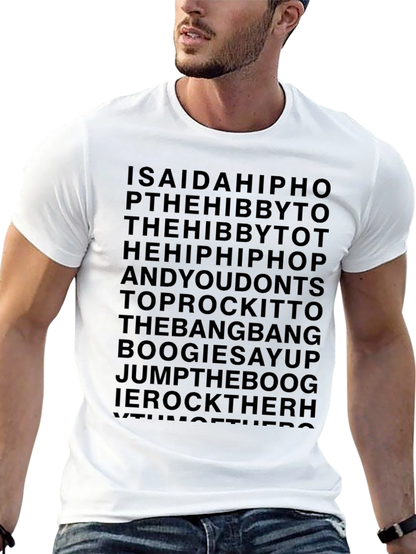 ISAIDAHIPHOP T-Shirt Black
