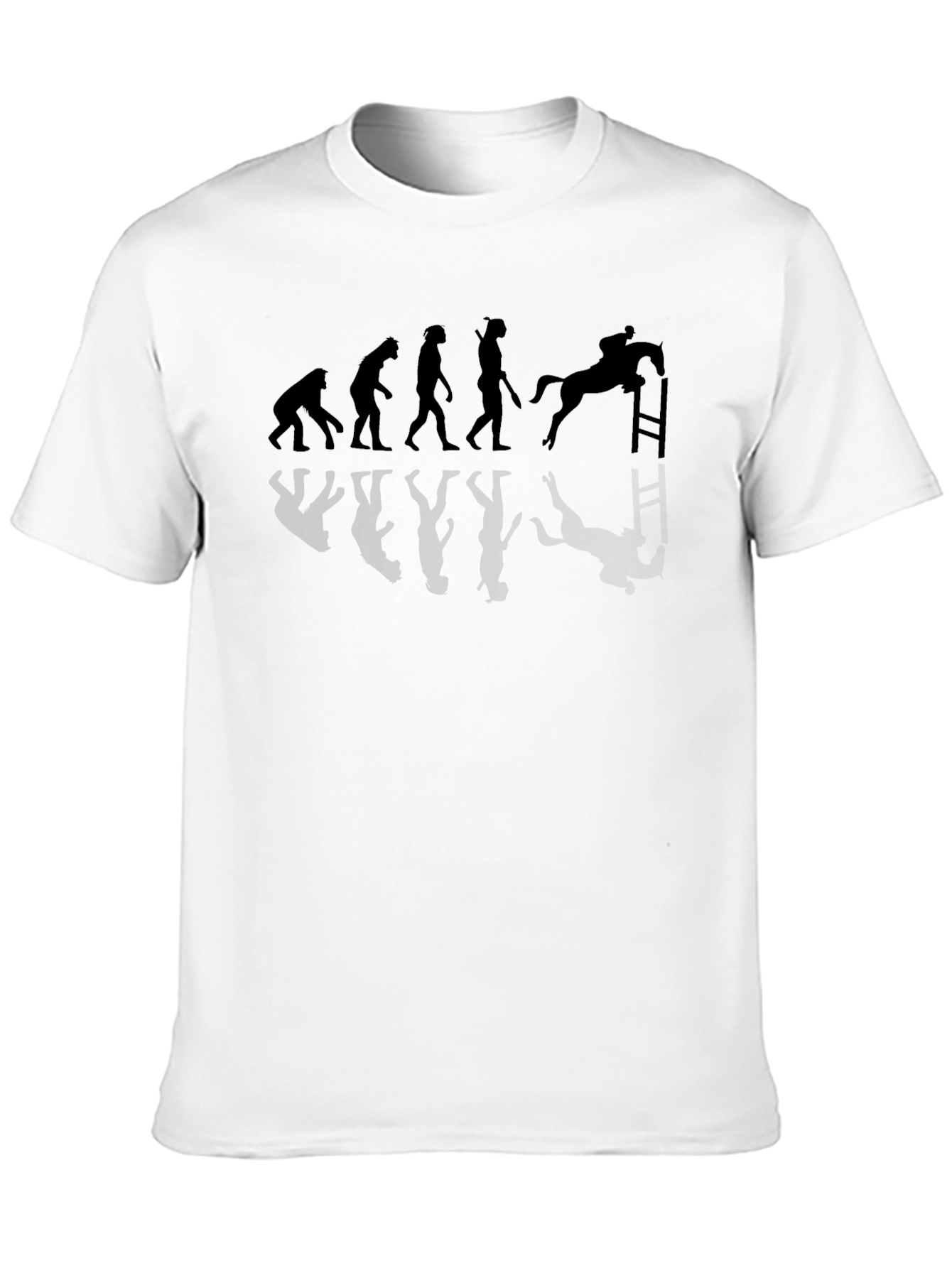 Equestrian Evolution T-Shirt - Horse Riding Humor