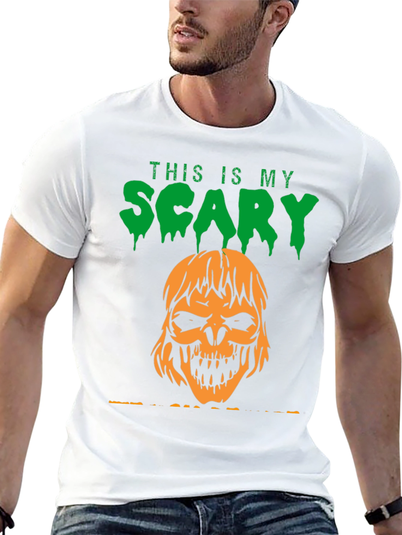 Scary Pumpkin Halloween T-Shirt