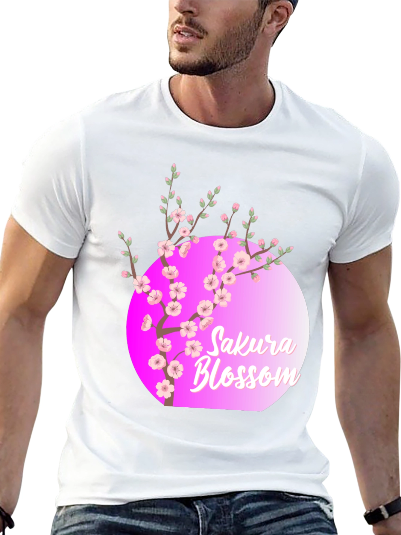 Sakura Blossom T-Shirt - Floral Design
