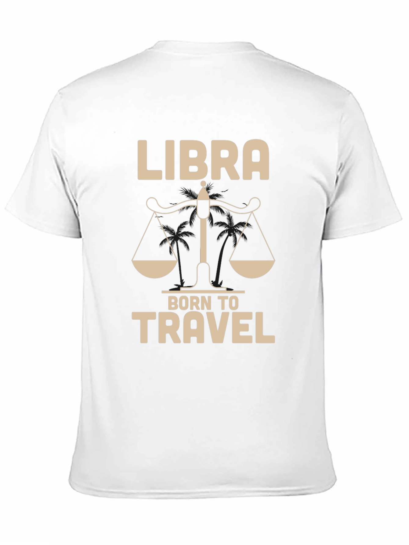 Libra Born to Travel Graphic T-Shirt