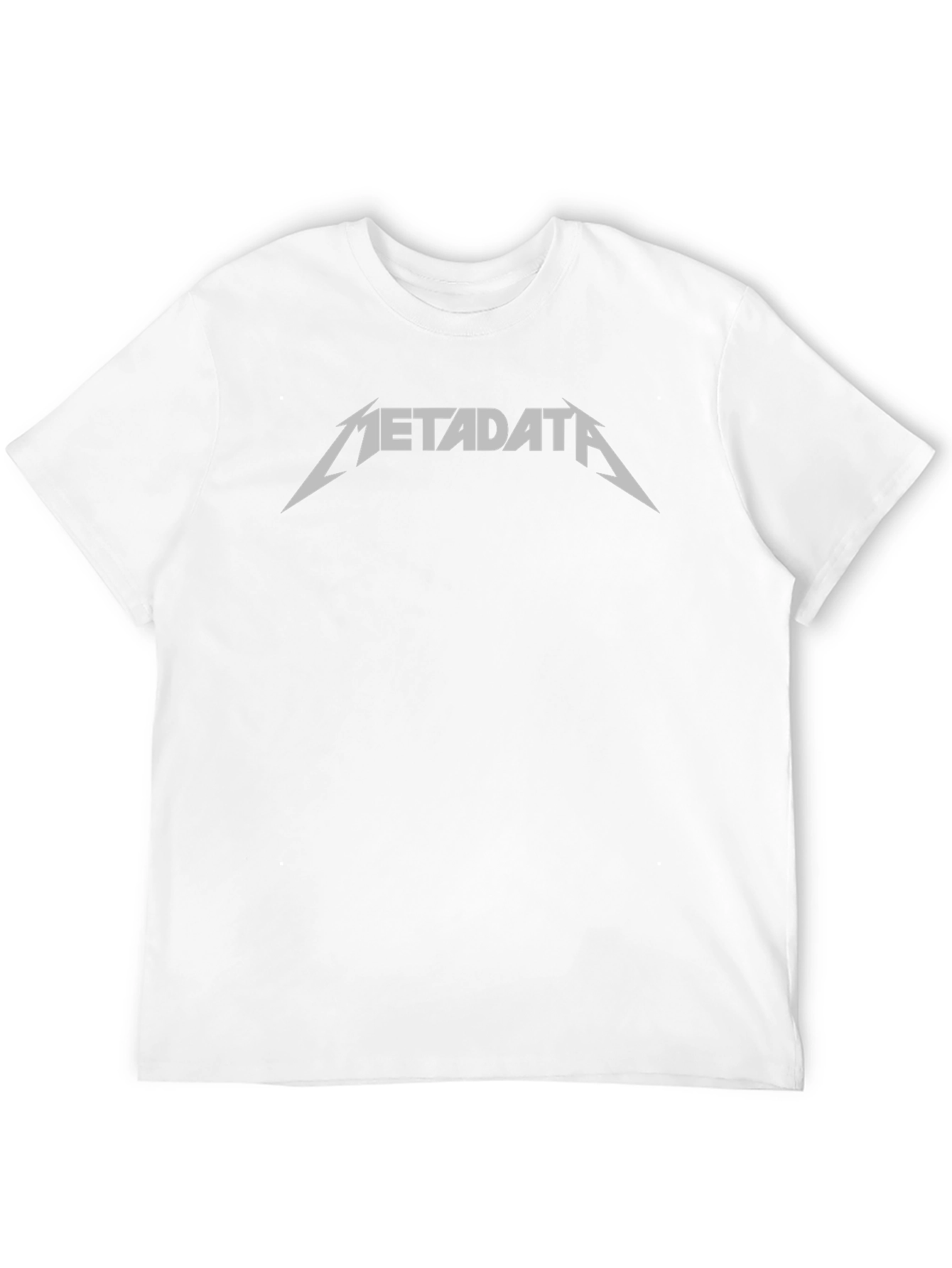 Metadata Band Style Black T-Shirt