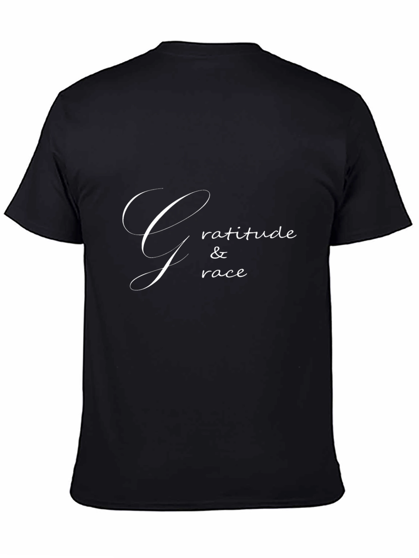 Gratitude & Grace Black Graphic Tee