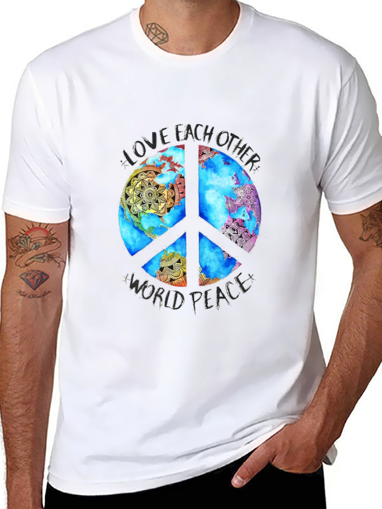 Love Each Other World Peace T-Shirt