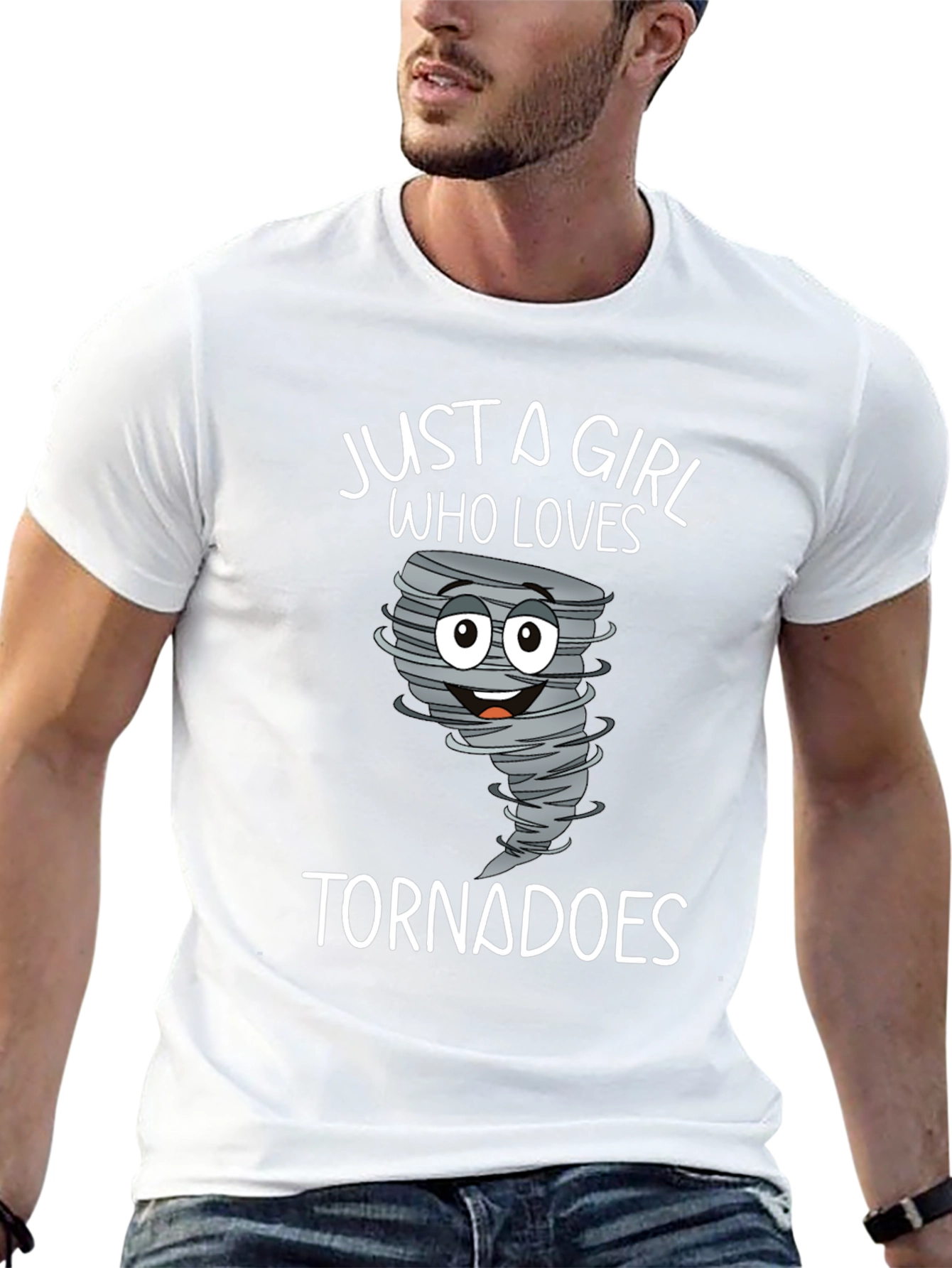 Just a Girl Who Loves Tornadoes T-Shirt