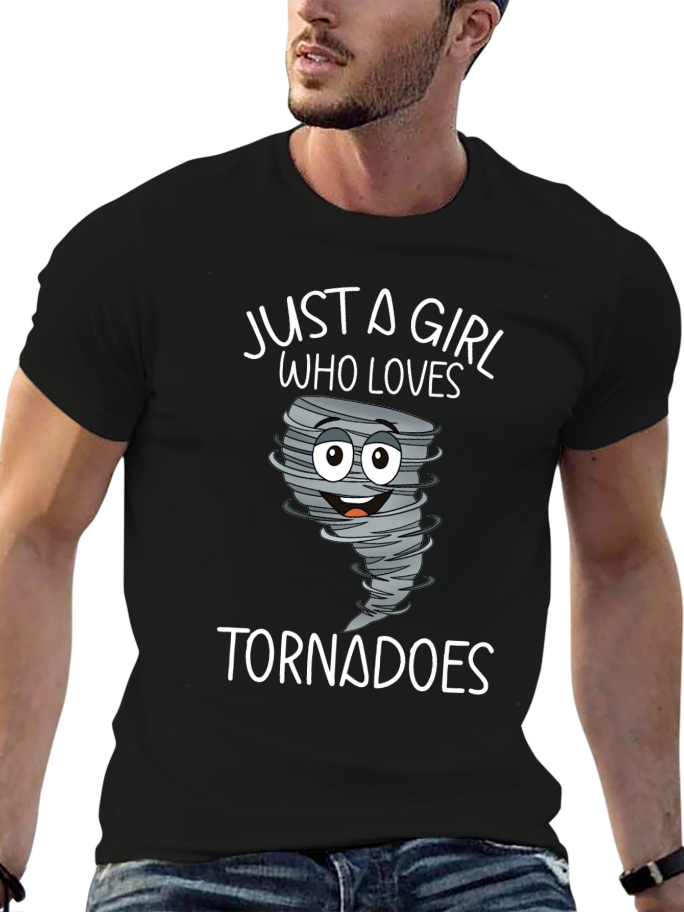 Just a Girl Who Loves Tornadoes T-Shirt