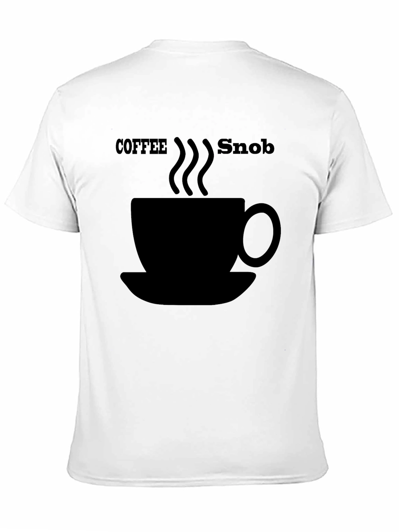 Coffee Snob Graphic T-Shirt - Black