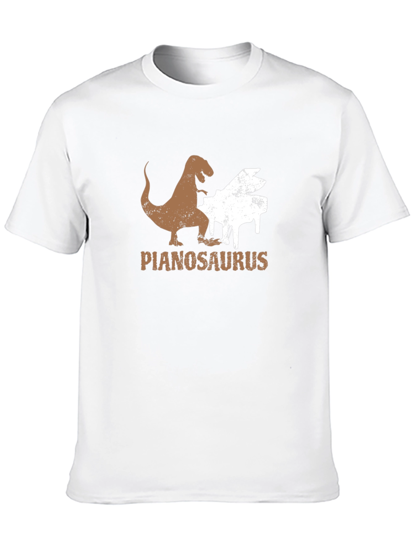 Pianosaurus T-Shirt - Dinosaur Playing Piano
