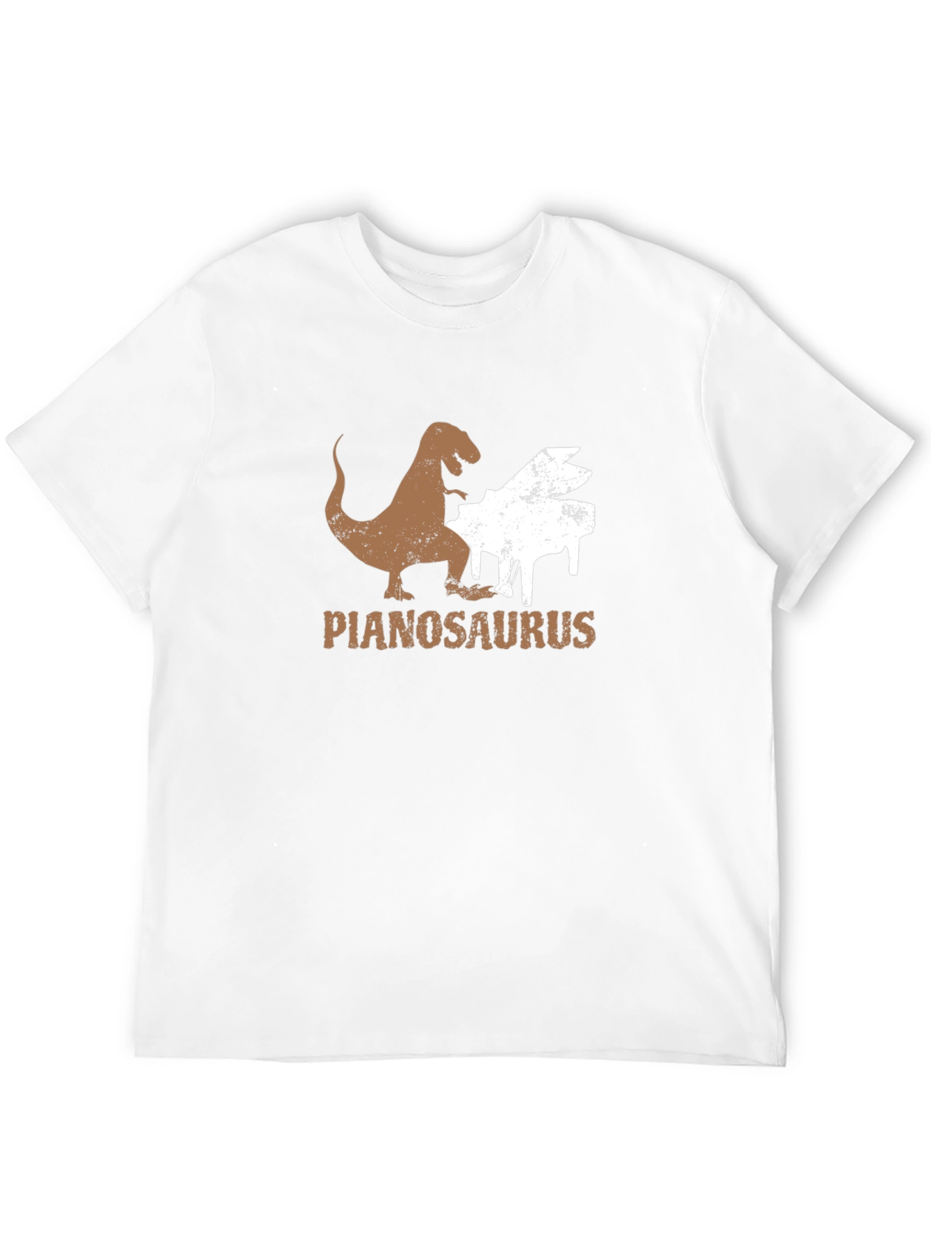 Pianosaurus T-Shirt - Dinosaur Playing Piano