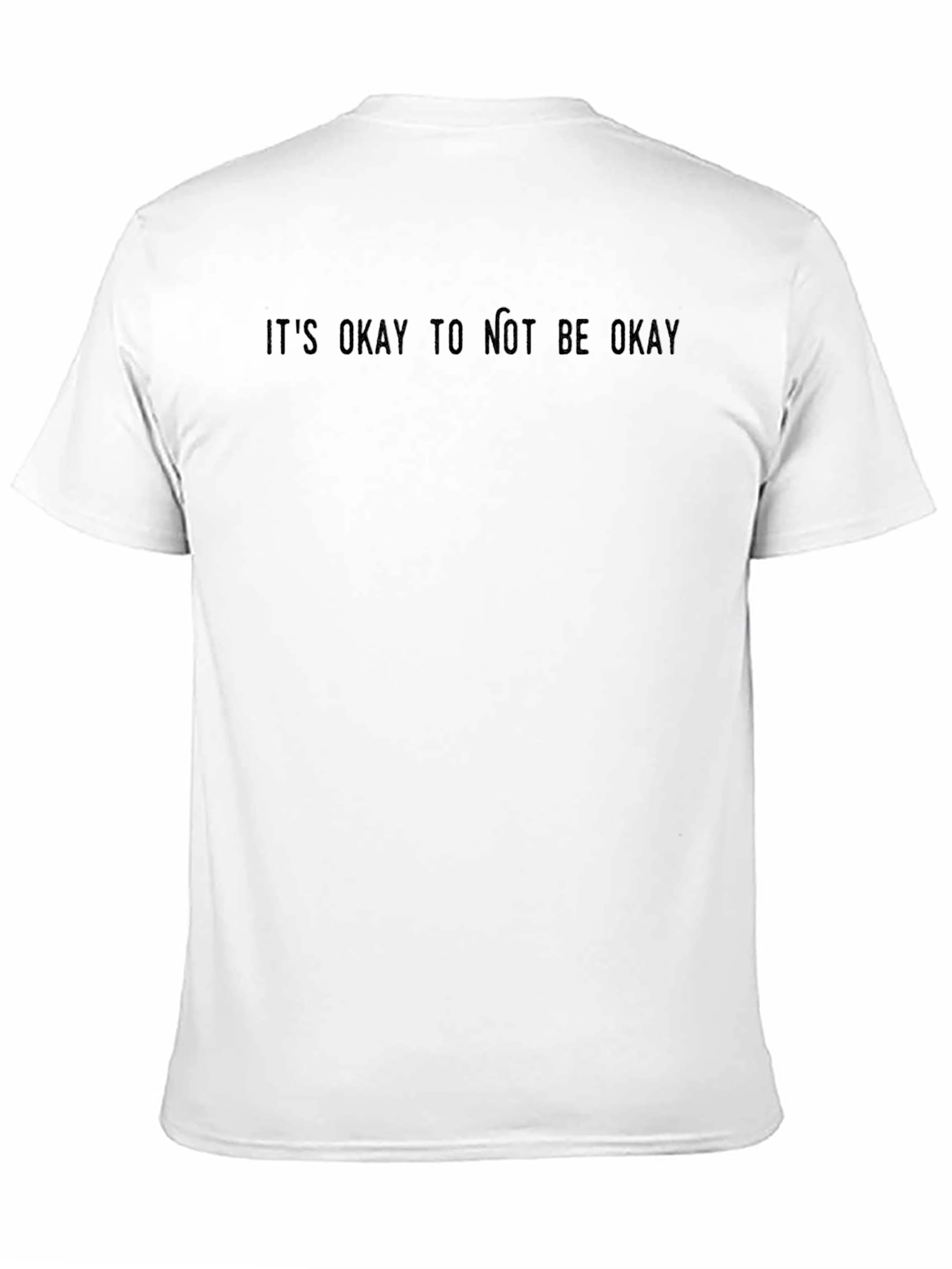 Its Okay to Not Be Okay Black Graphic Tee