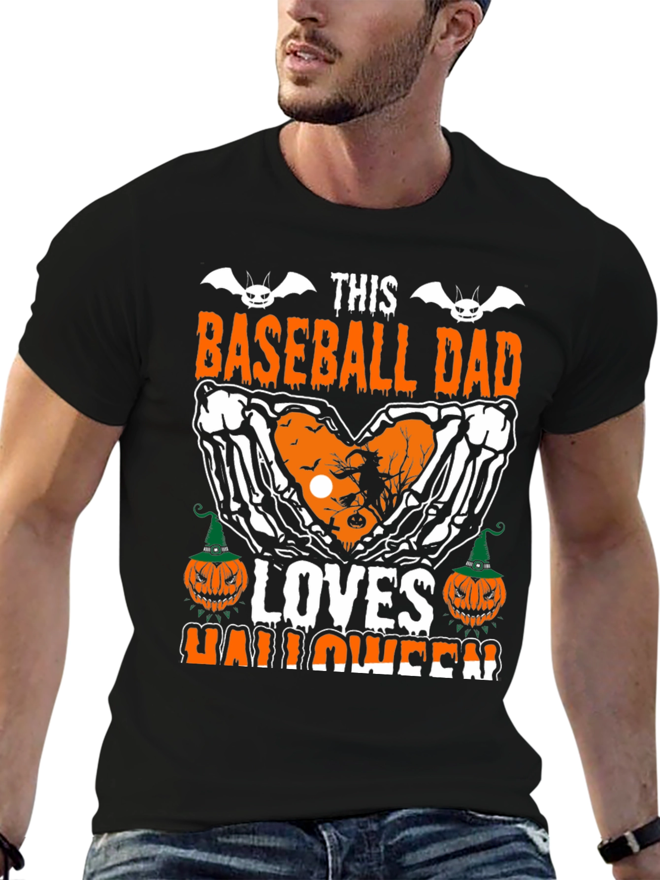 Baseball Dad Halloween T-Shirt