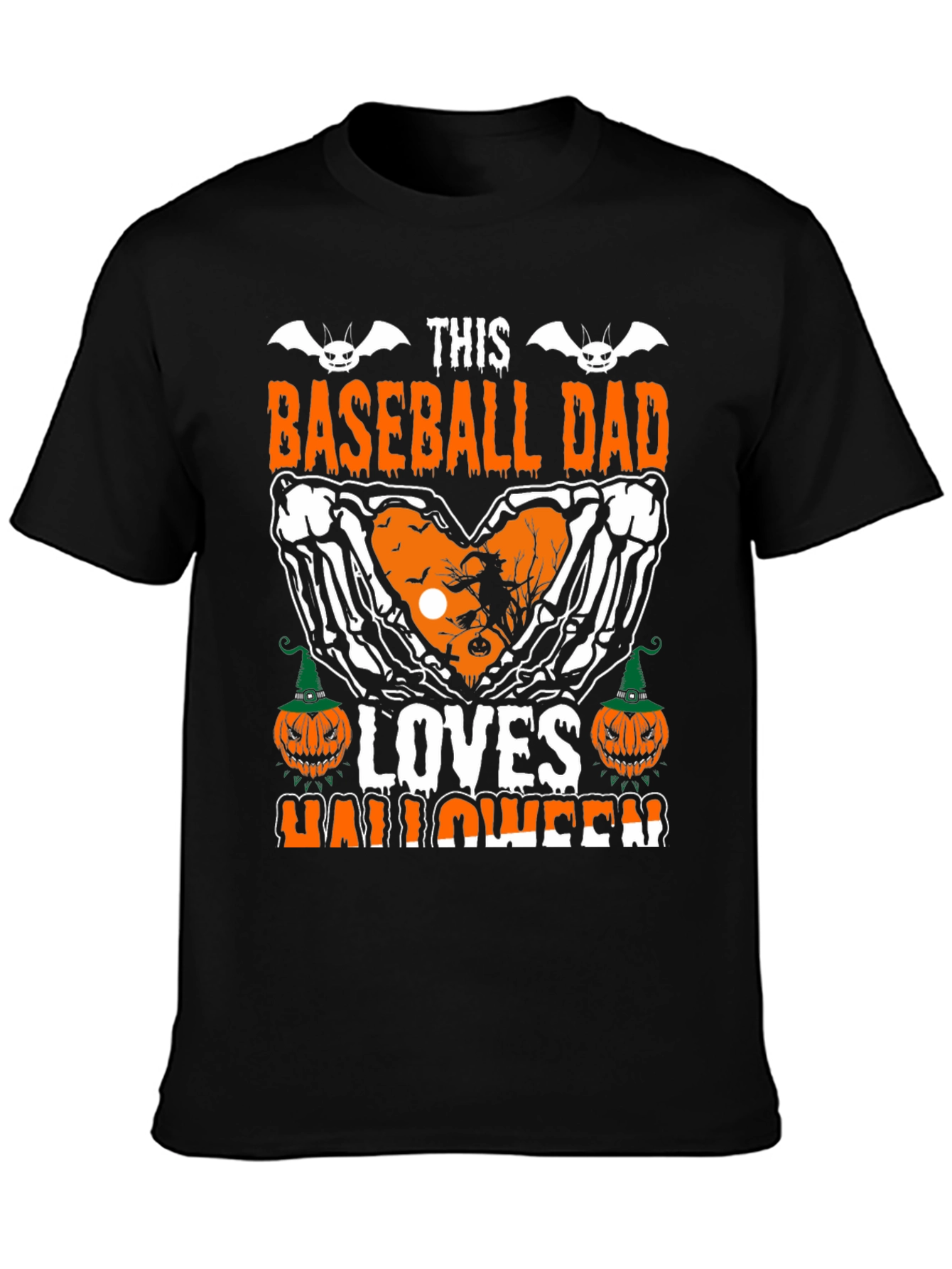 Baseball Dad Halloween T-Shirt