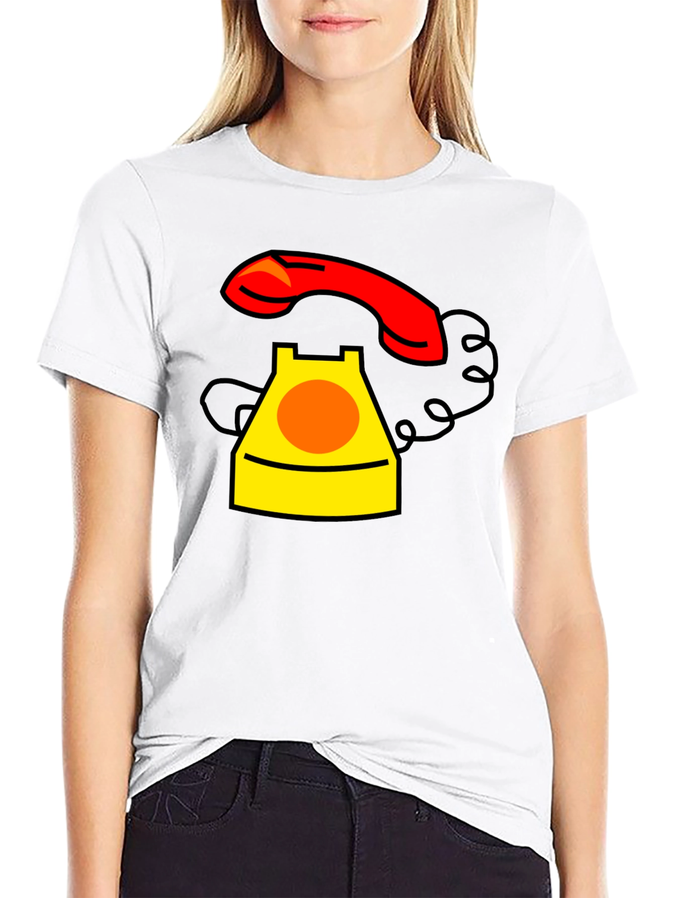 Retro Rotary Phone Graphic T-Shirt