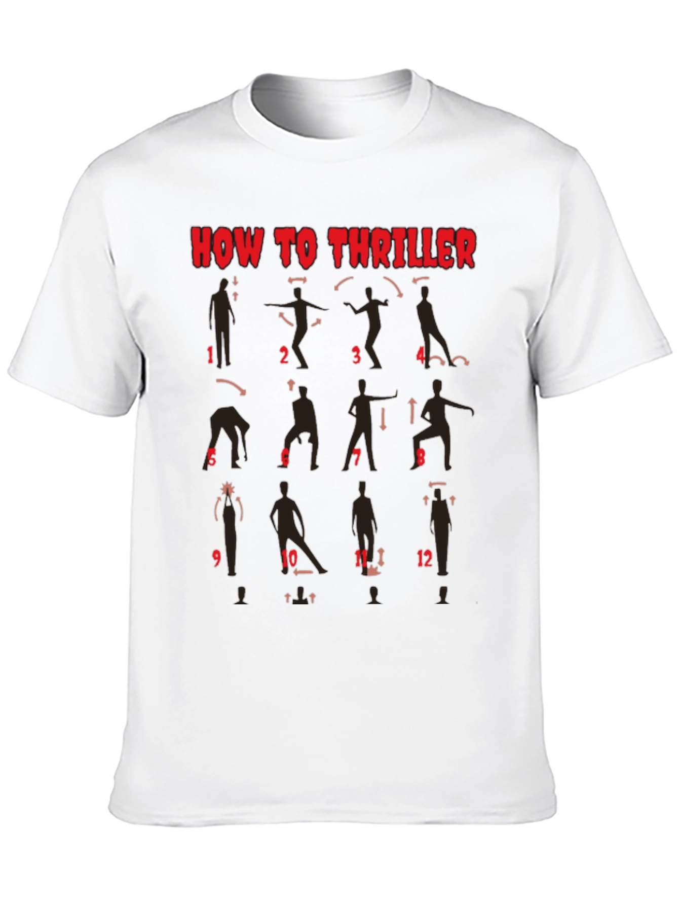 How to Thriller Dance Steps Graphic T-Shirt