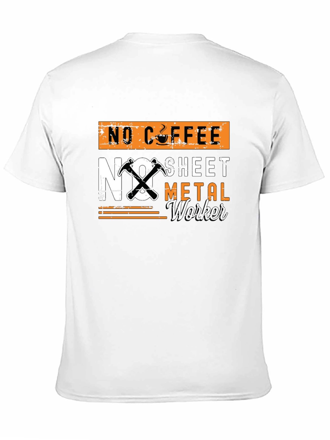 No Coffee No Sheet Metal Worker Graphic Tee