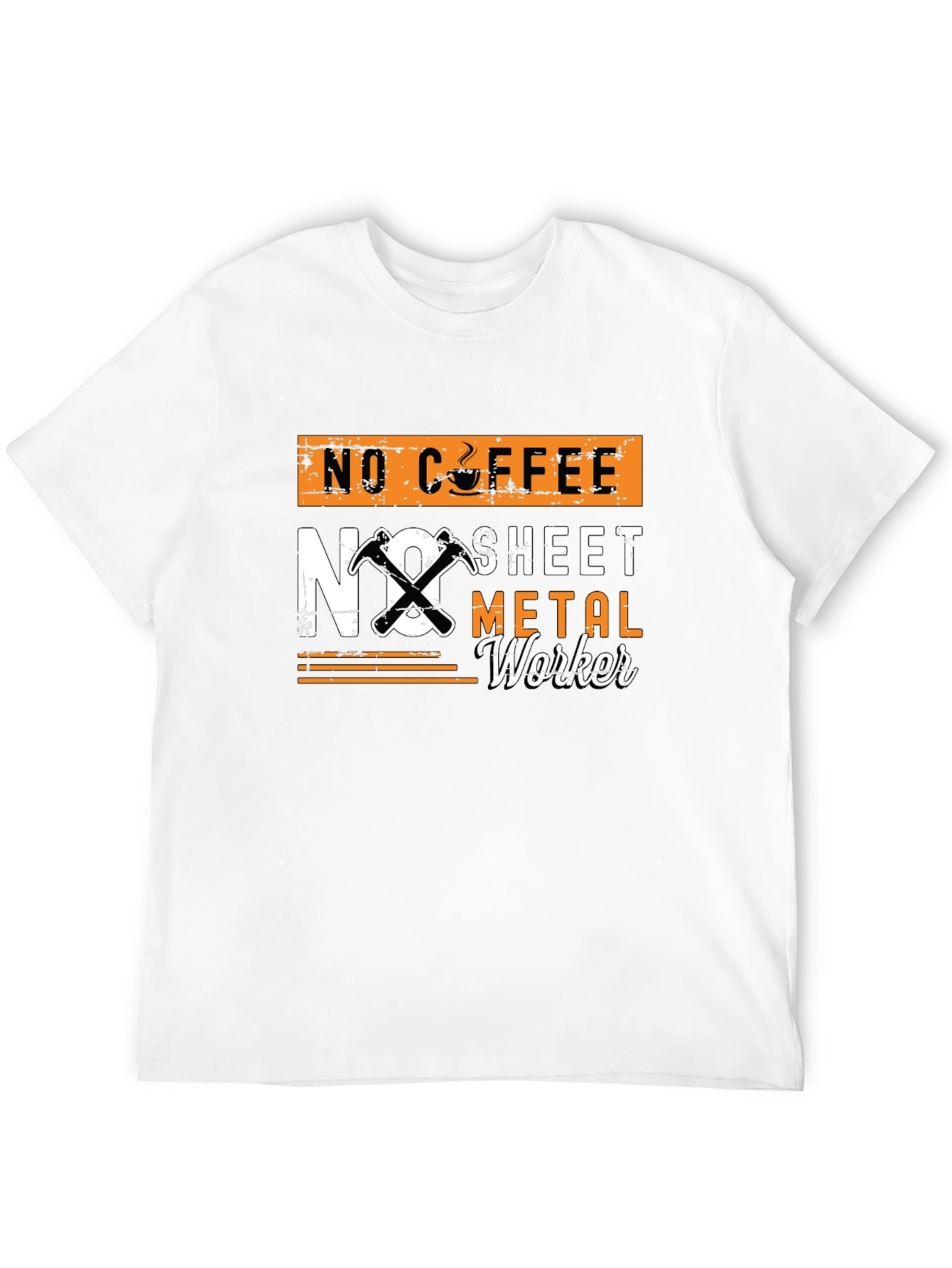 No Coffee No Sheet Metal Worker Graphic Tee