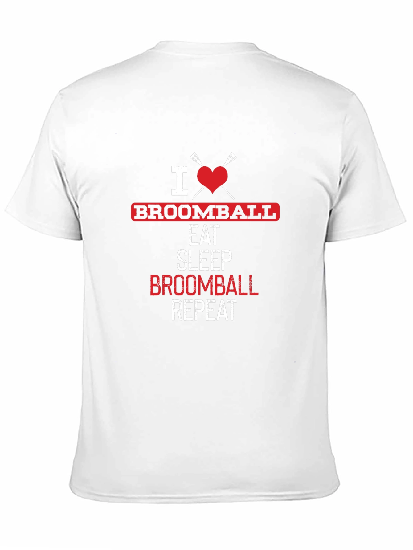I Love Broomball Graphic T-Shirt
