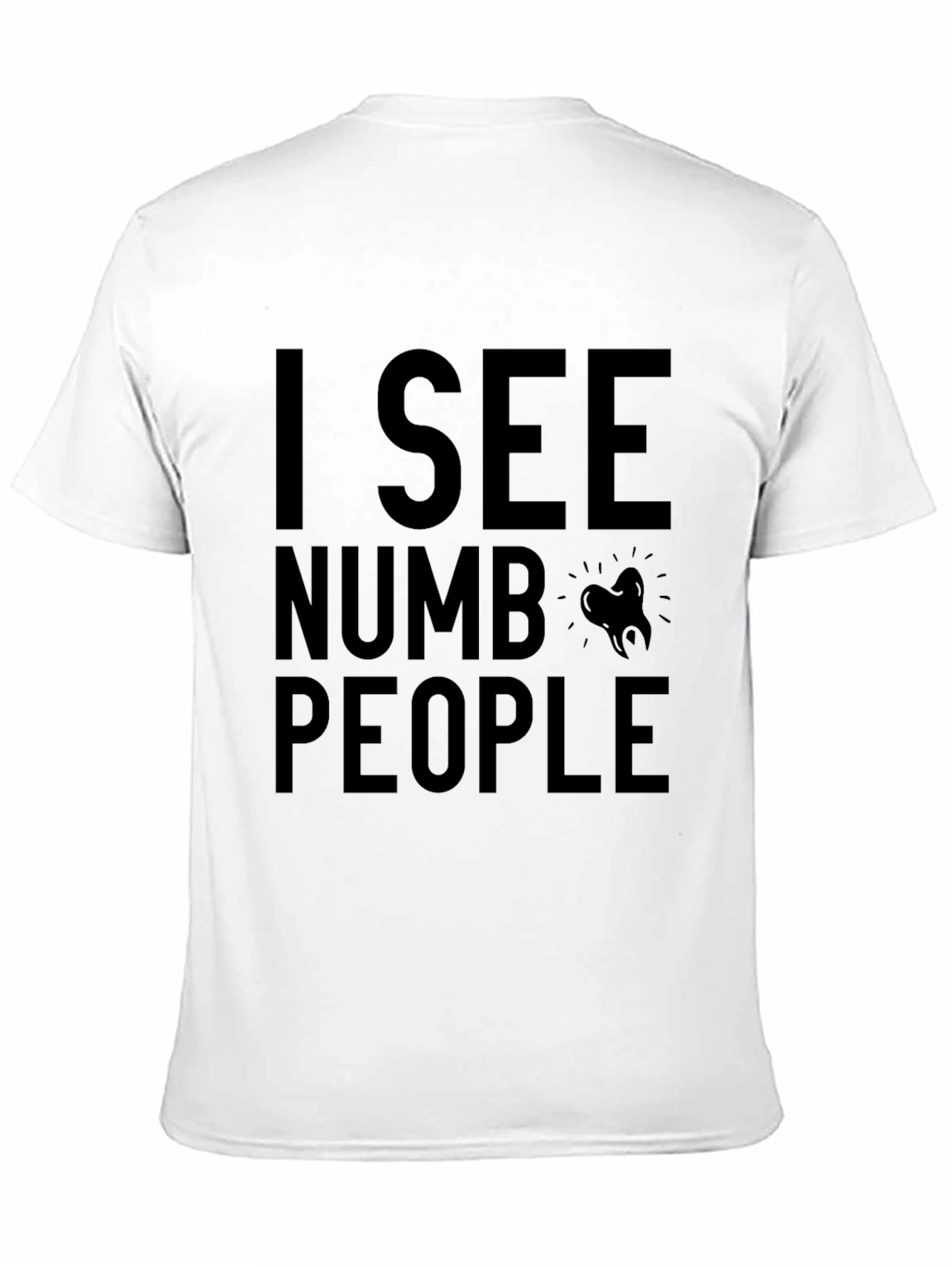 I See Numb People Black T-Shirt