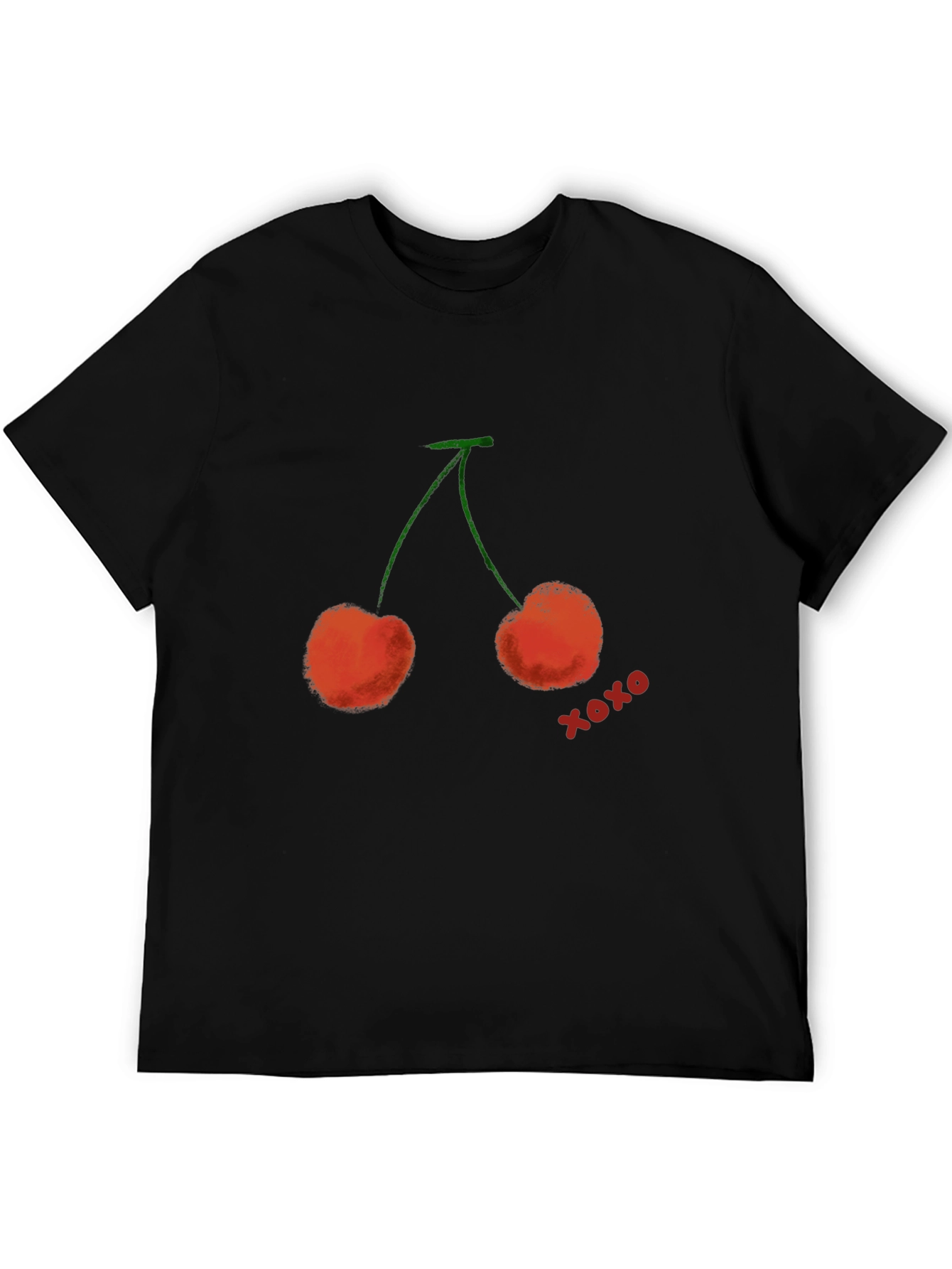 Cherry XOXO Graphic T-Shirt - Trendy Casual Wear