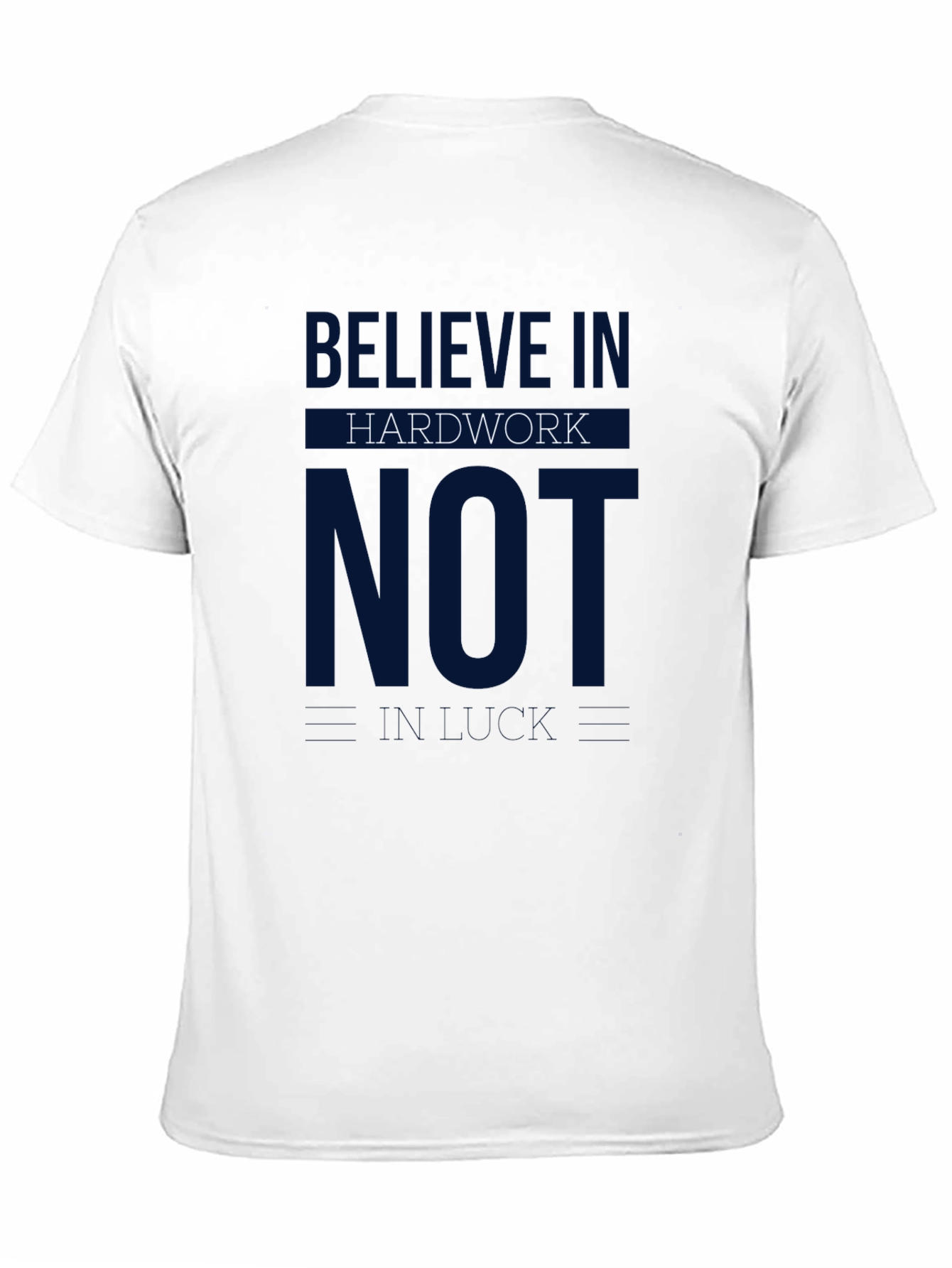 Believe in Hard Work Black Graphic Tee