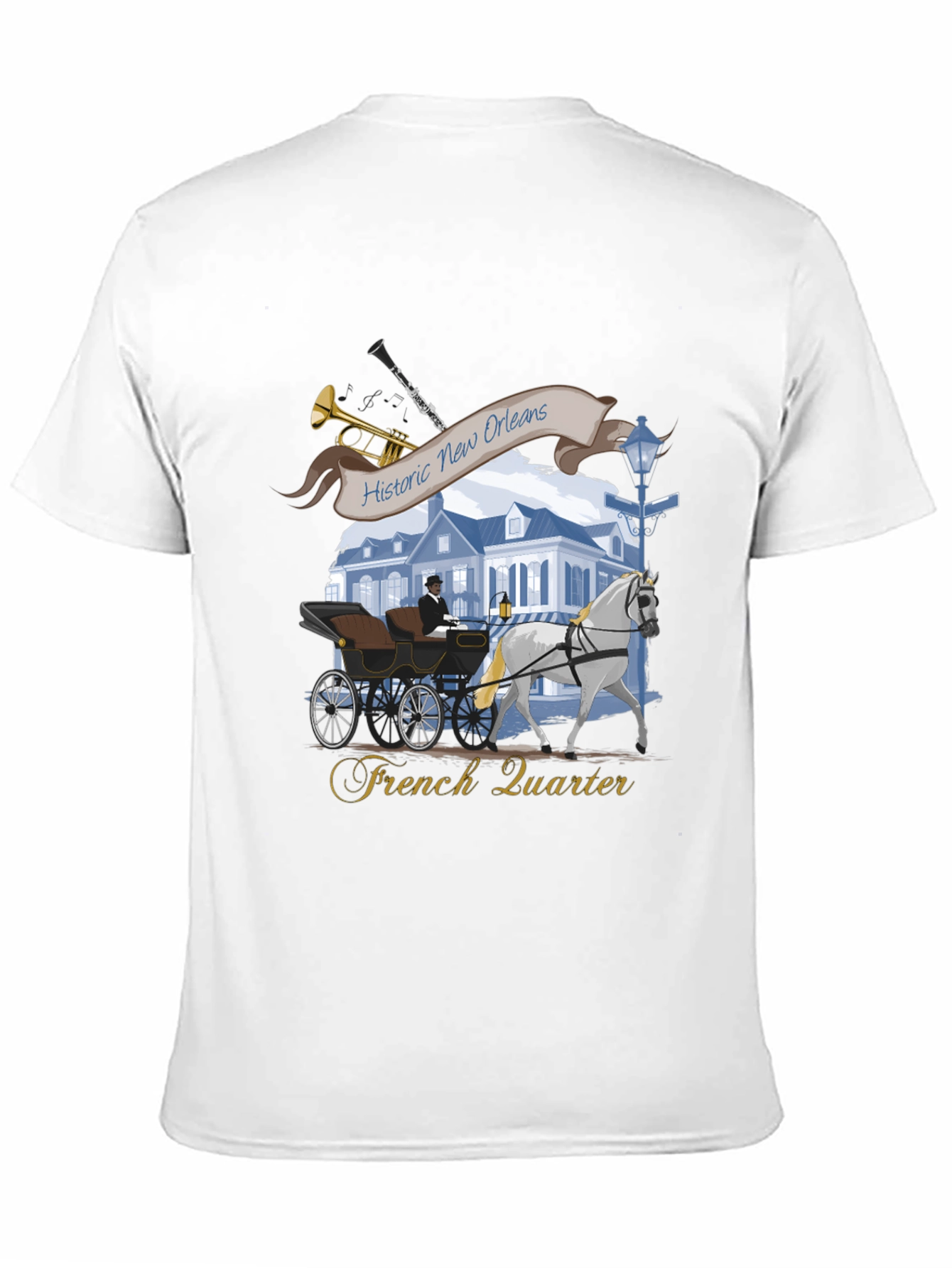 Historic New Orleans French Quarter T-Shirt