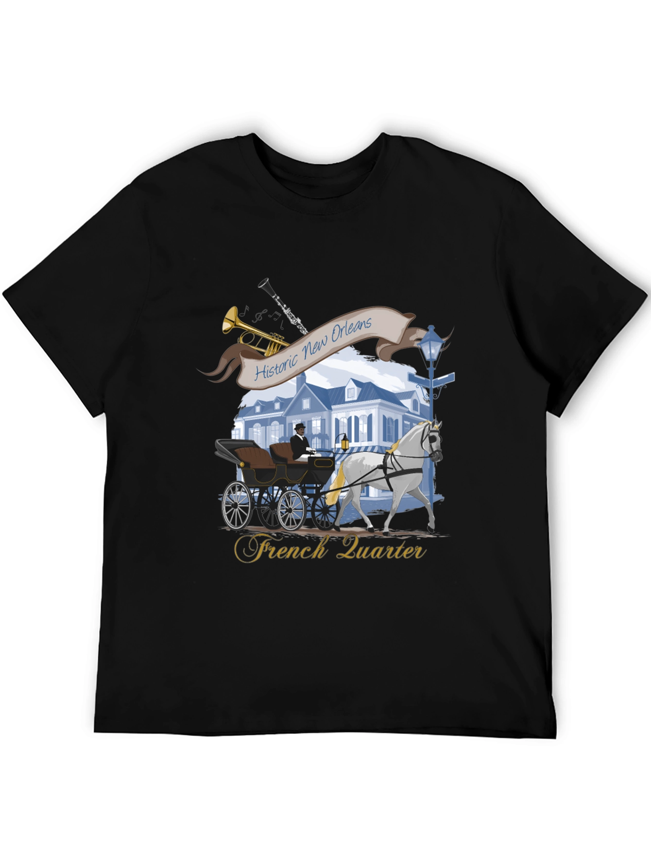 Historic New Orleans French Quarter T-Shirt