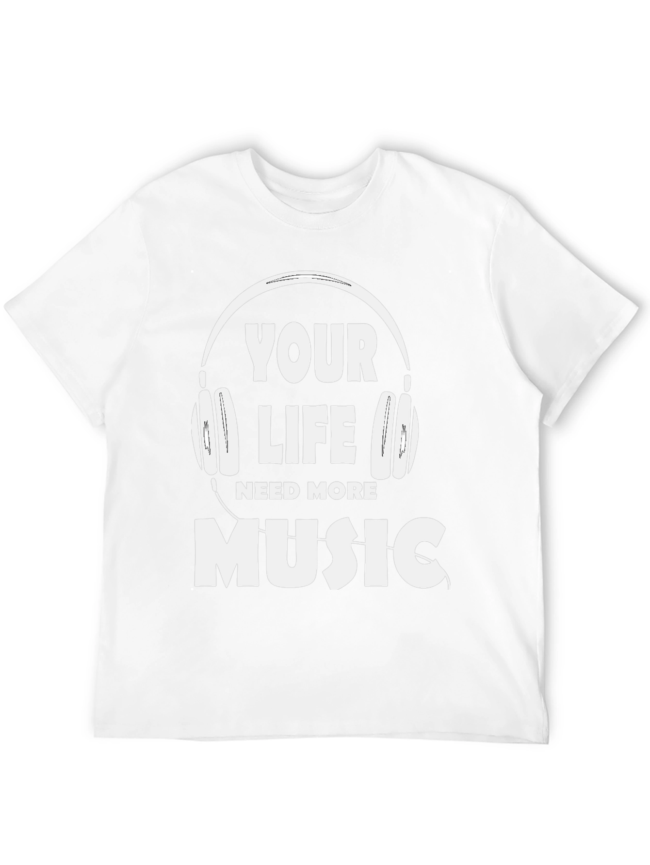 Music Lovers Tee: Your Life Needs More Music!