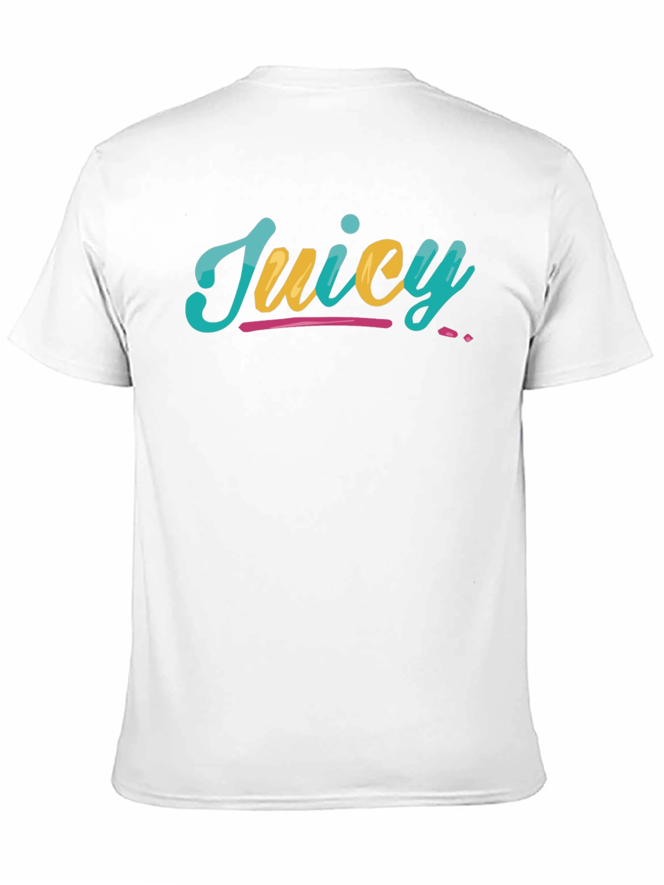Juicy Graphic Tee - Stylish Black Cotton T-Shirt