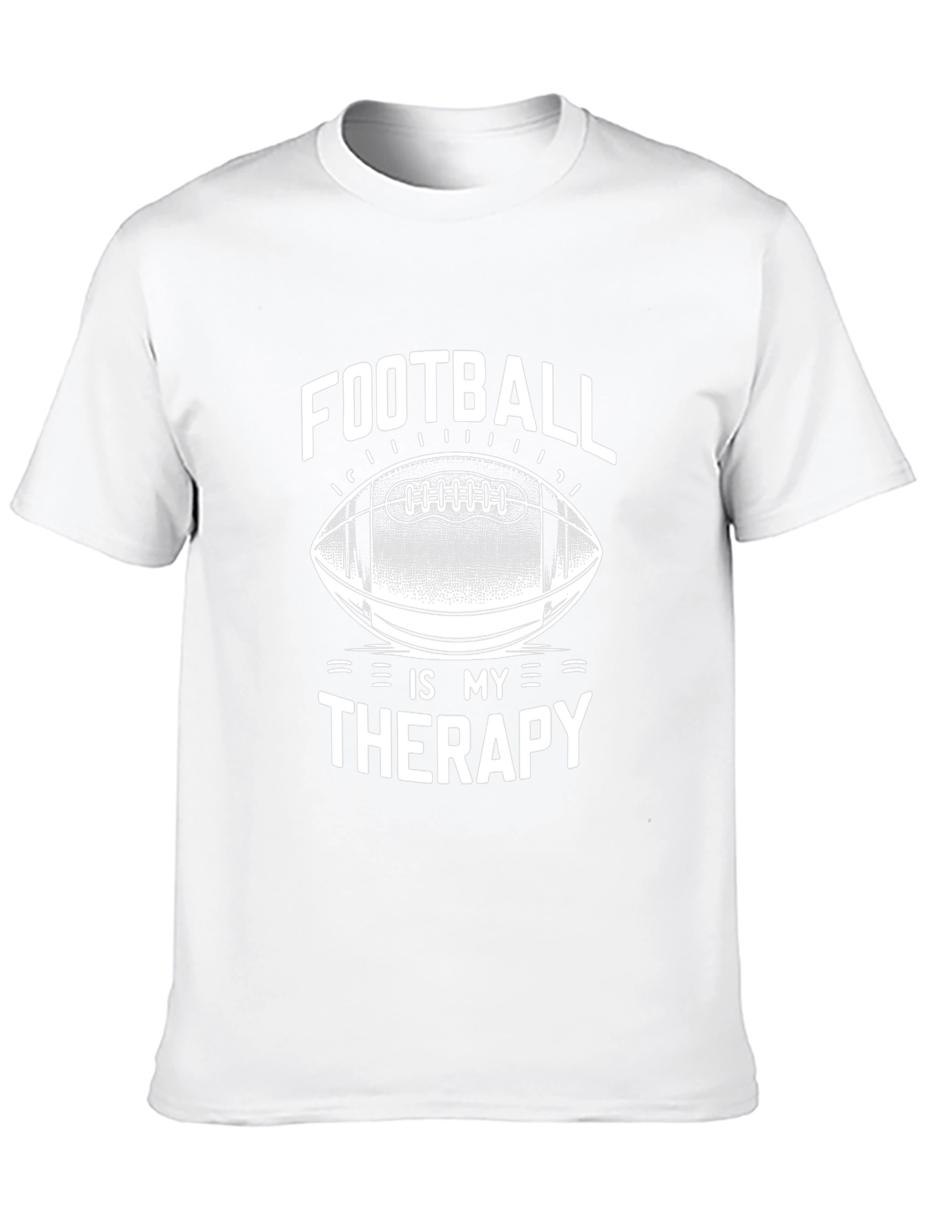 Football Is My Therapy Graphic T-Shirt
