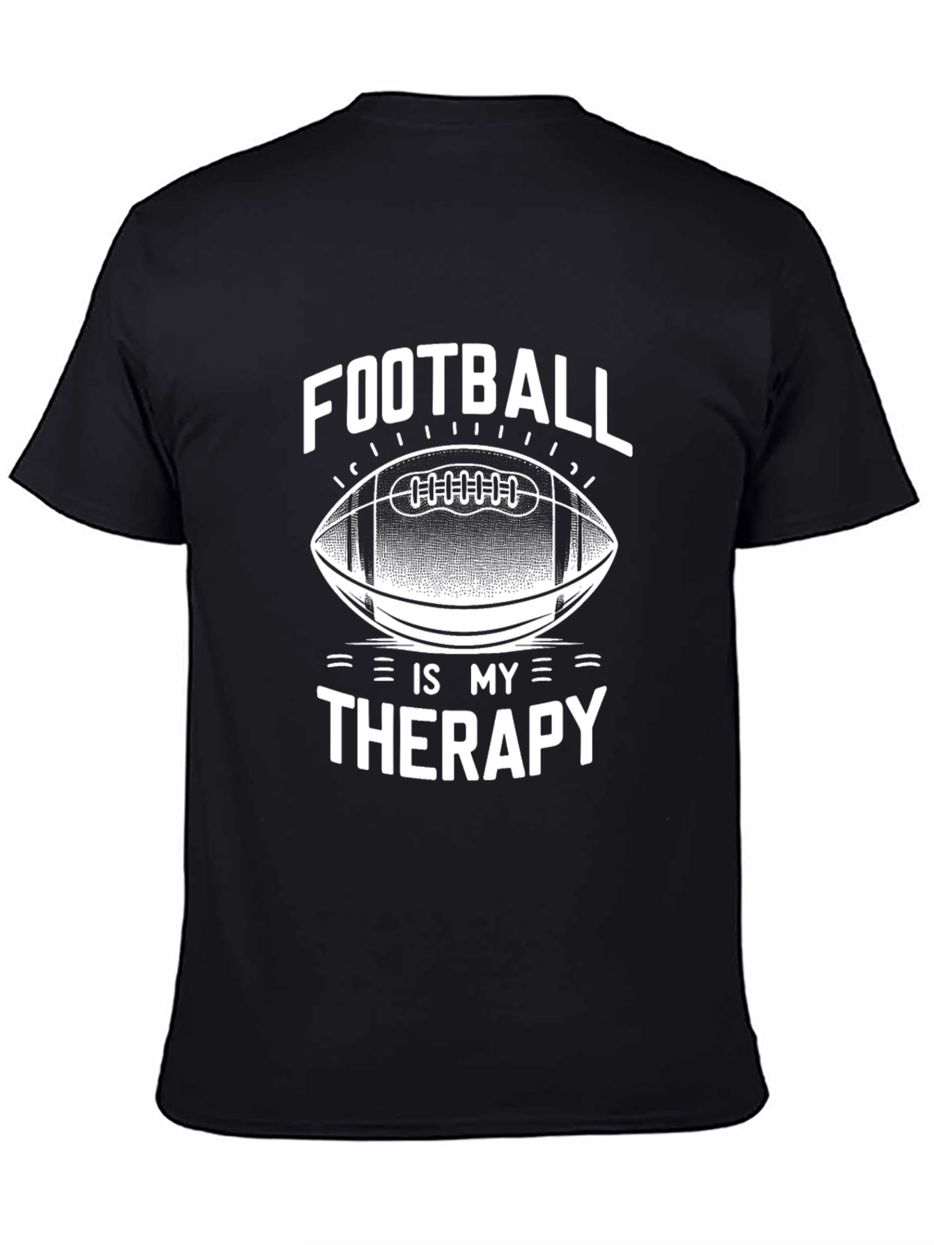 Football Is My Therapy Graphic T-Shirt