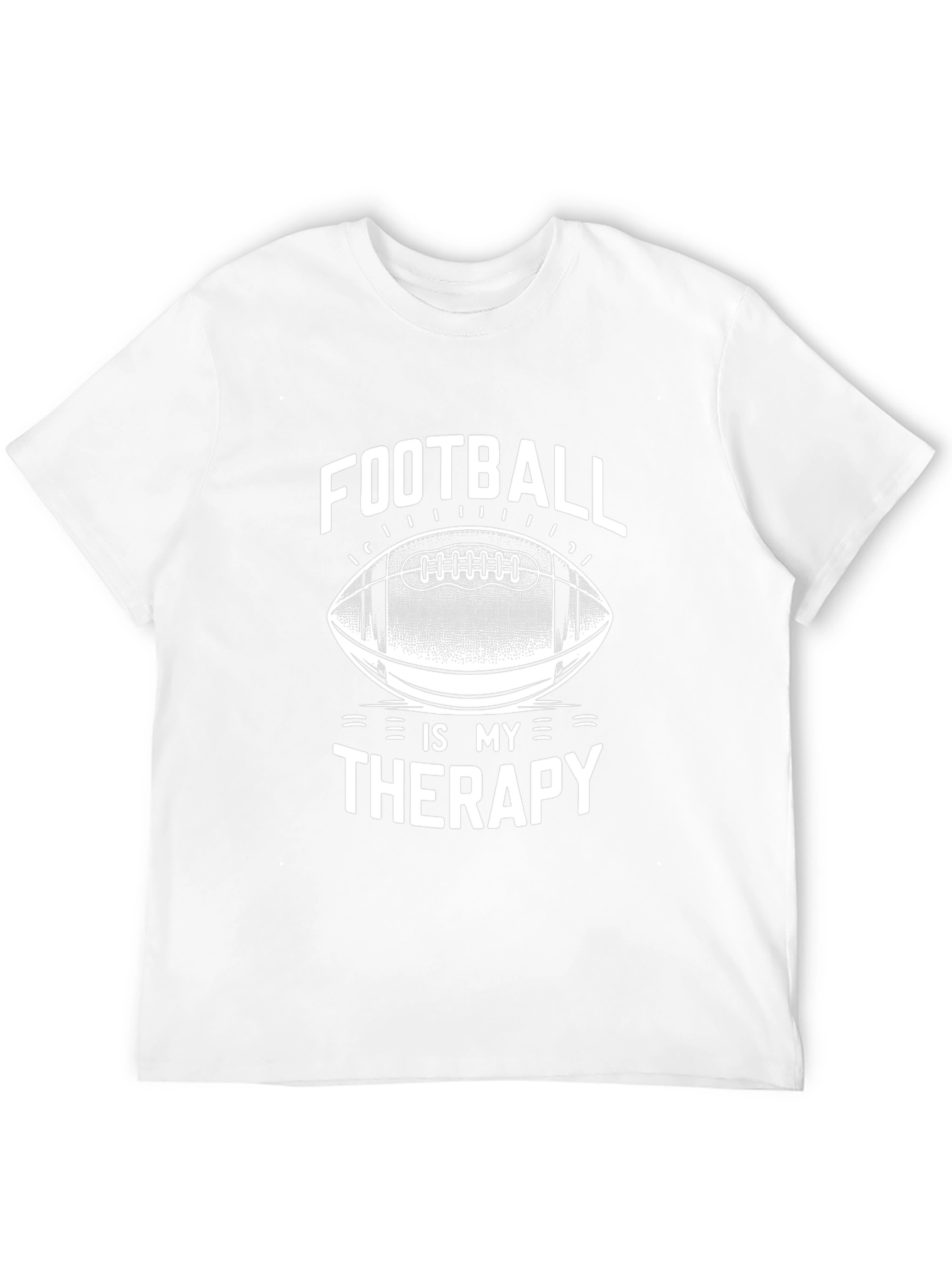 Football Is My Therapy Graphic T-Shirt
