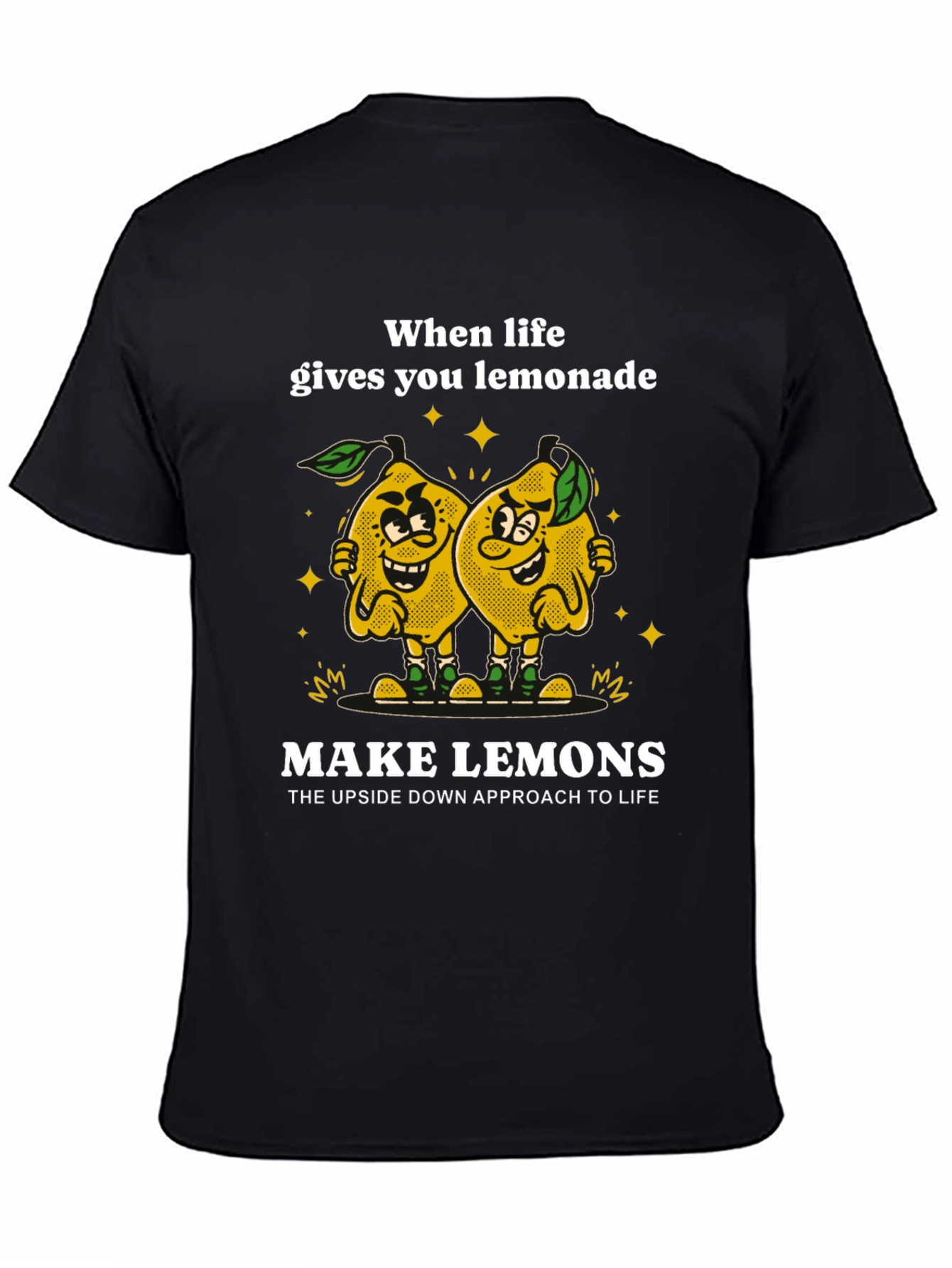 Funny Lemon Graphic Tee - Make Lemons T-Shirt