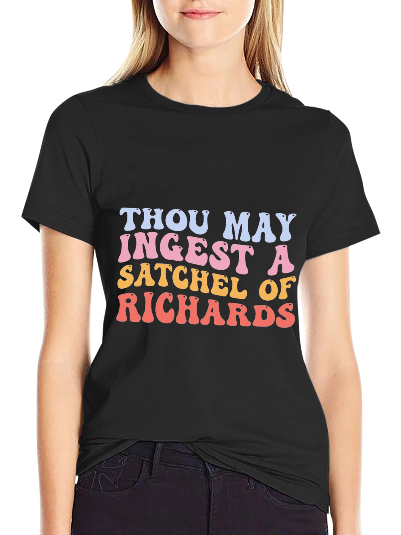 Satchel of Richards Graphic Tee - Trendy Humor