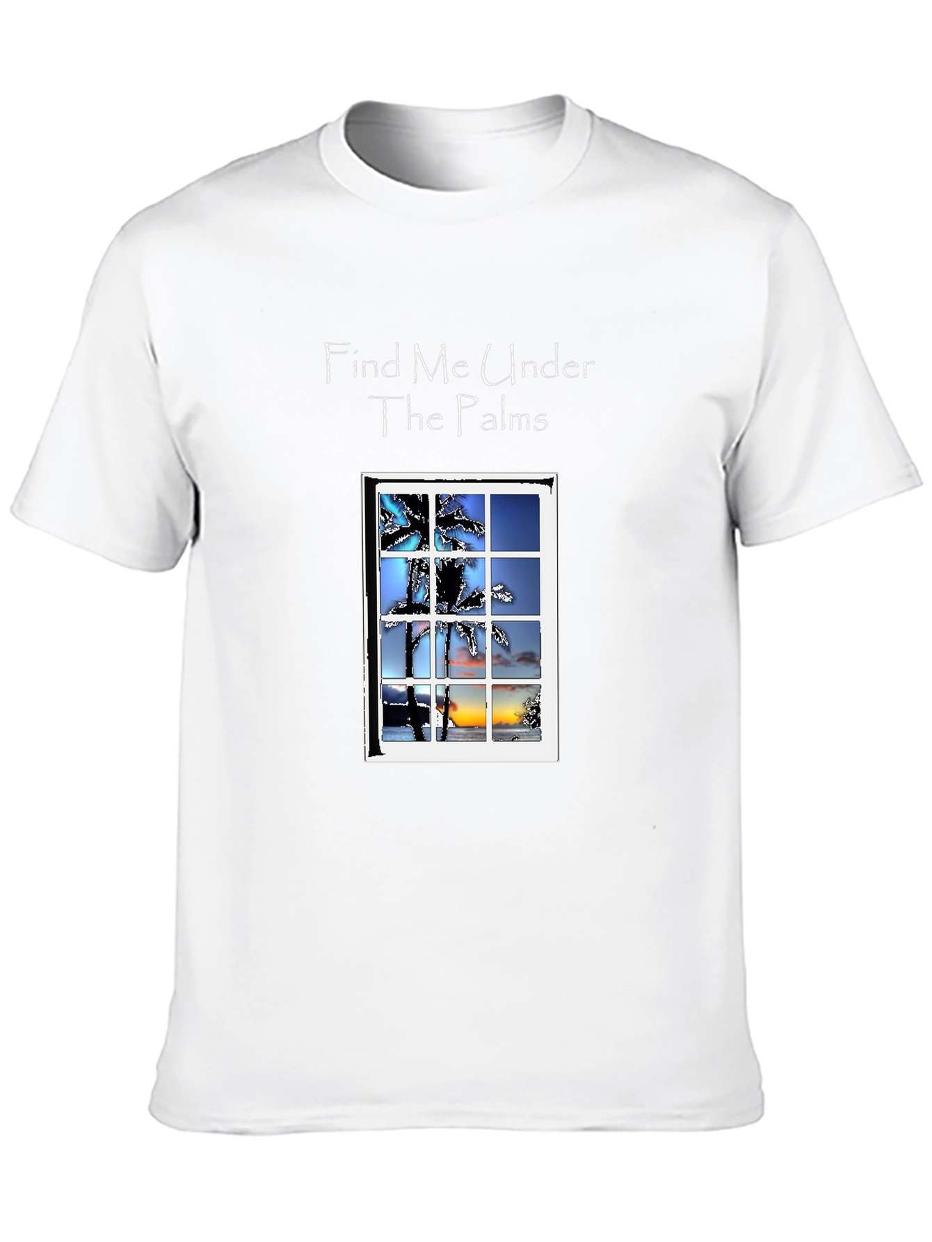 Find Me Under the Palms Graphic T-Shirt