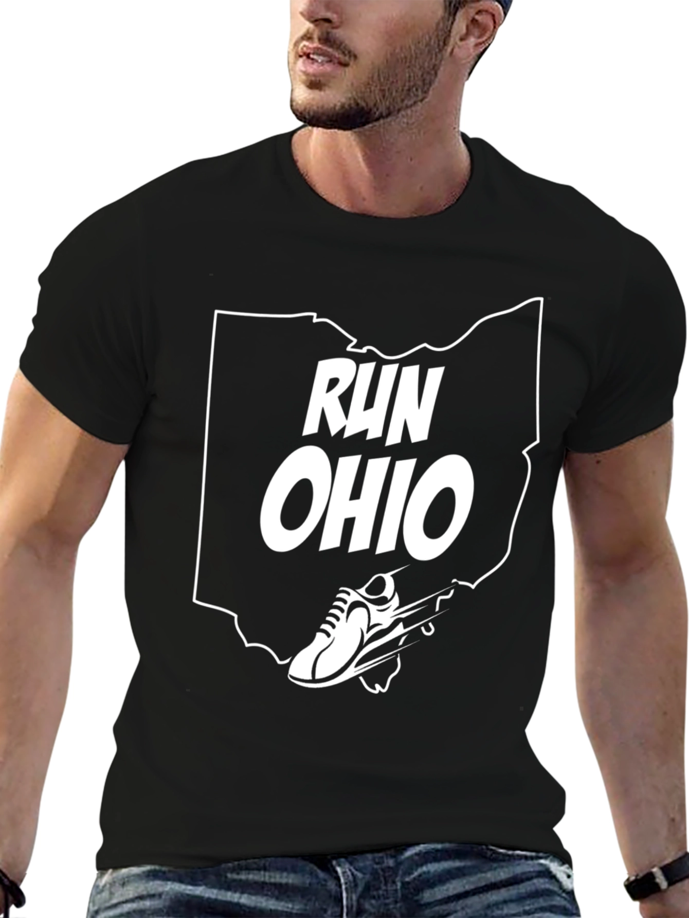 Run Ohio State Outline T-Shirt