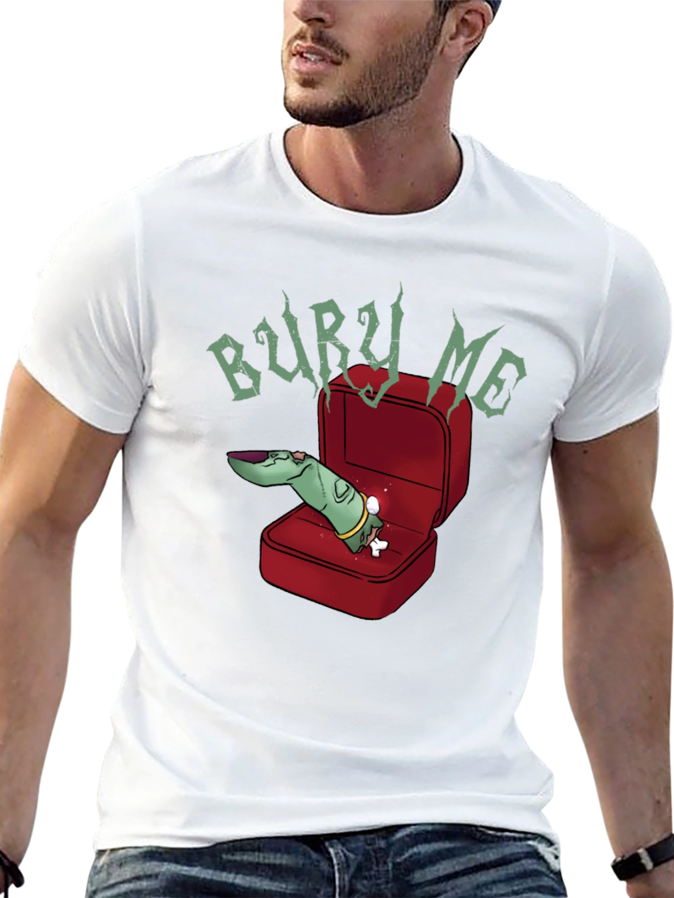 Bury Me T-Shirt - Zombie Finger Ring