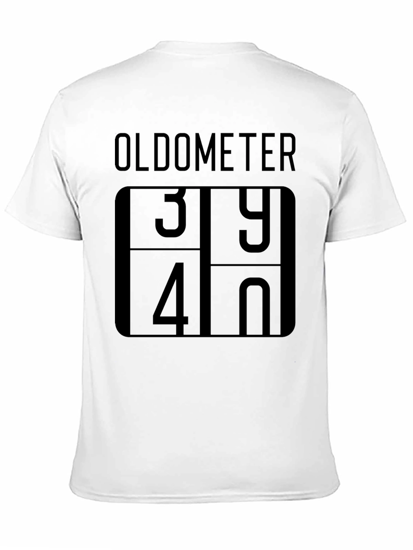 Oldometer 40 T-Shirt - Funny Age Birthday Tee