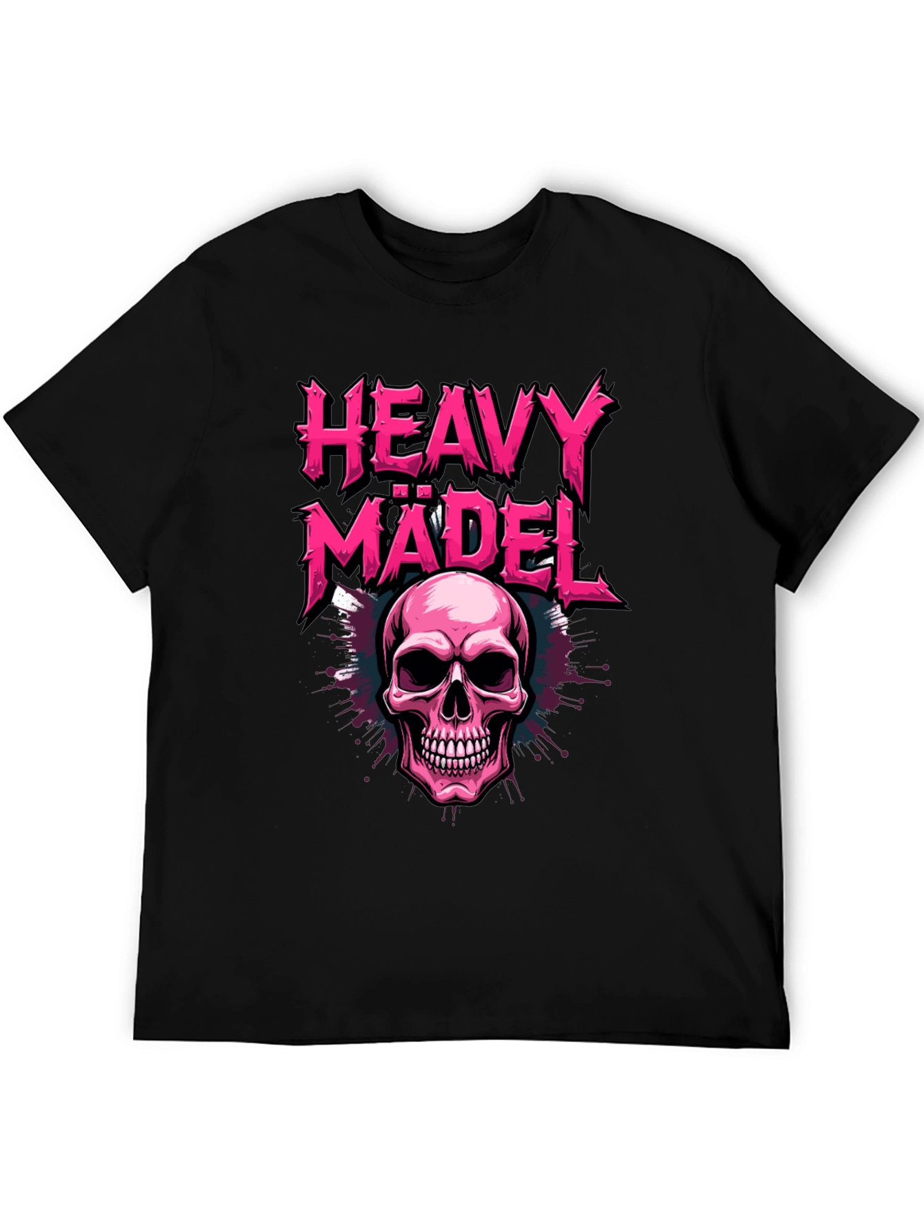 Heavy Mädel Skull Graphic Tee