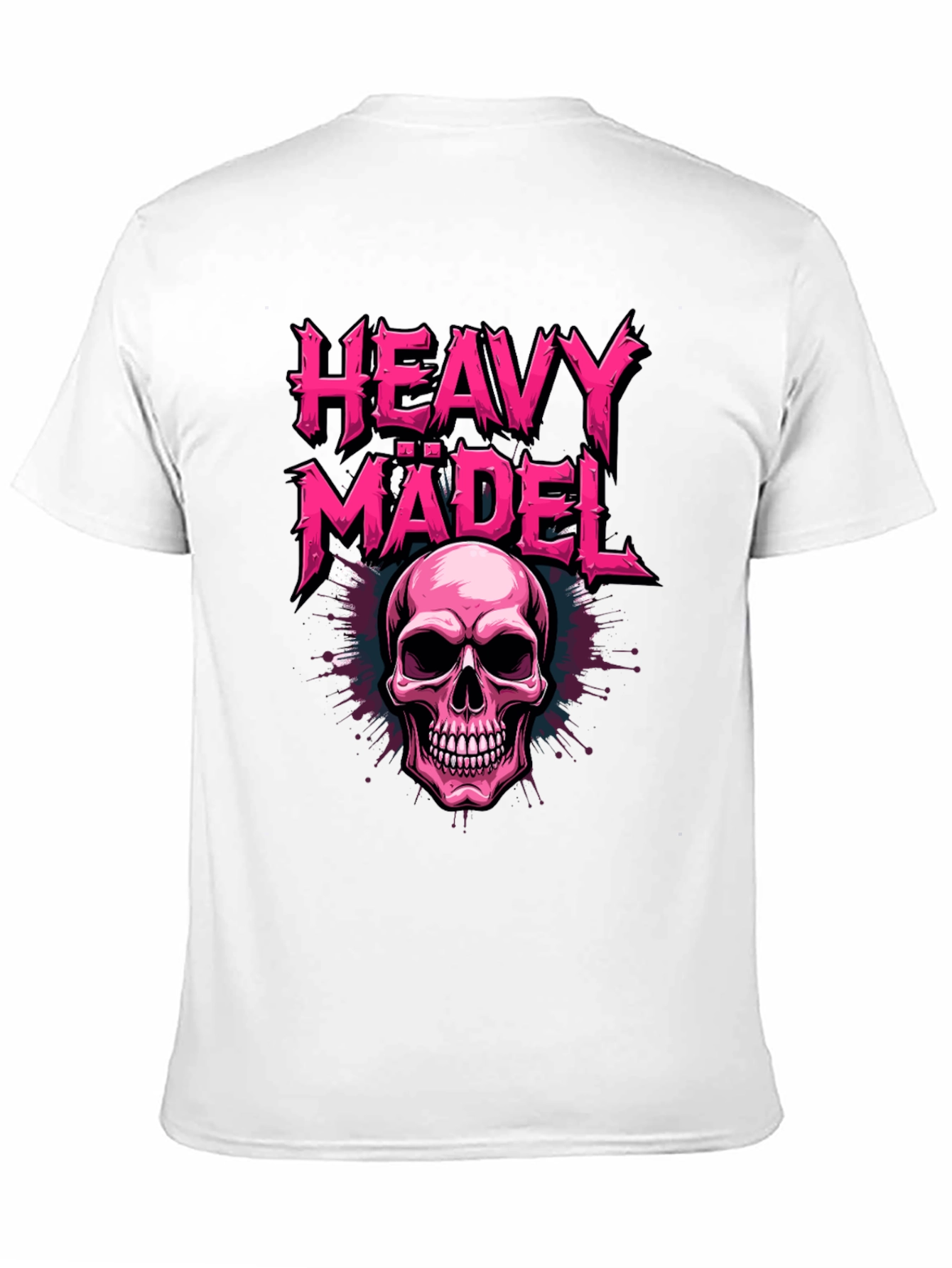 Heavy Mädel Skull Graphic Tee