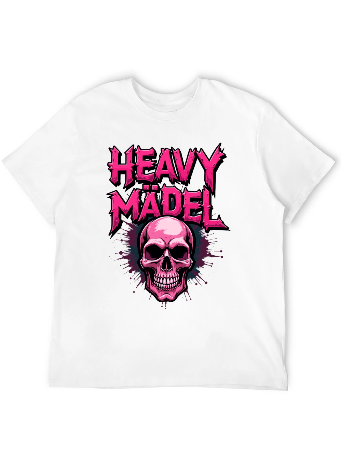 Heavy Mädel Skull Graphic Tee