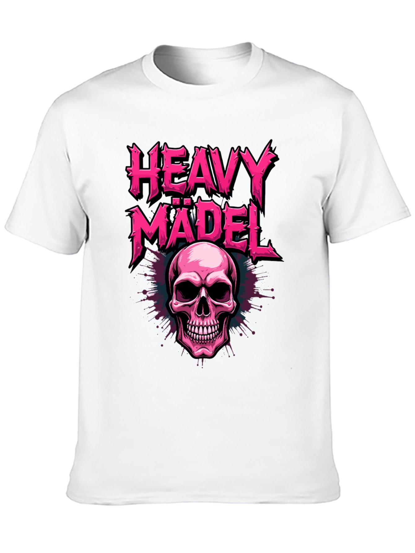 Heavy Mädel Skull Graphic Tee