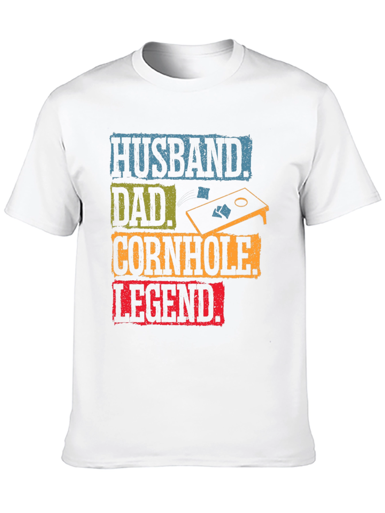 Husband Dad Cornhole Legend Graphic Tee