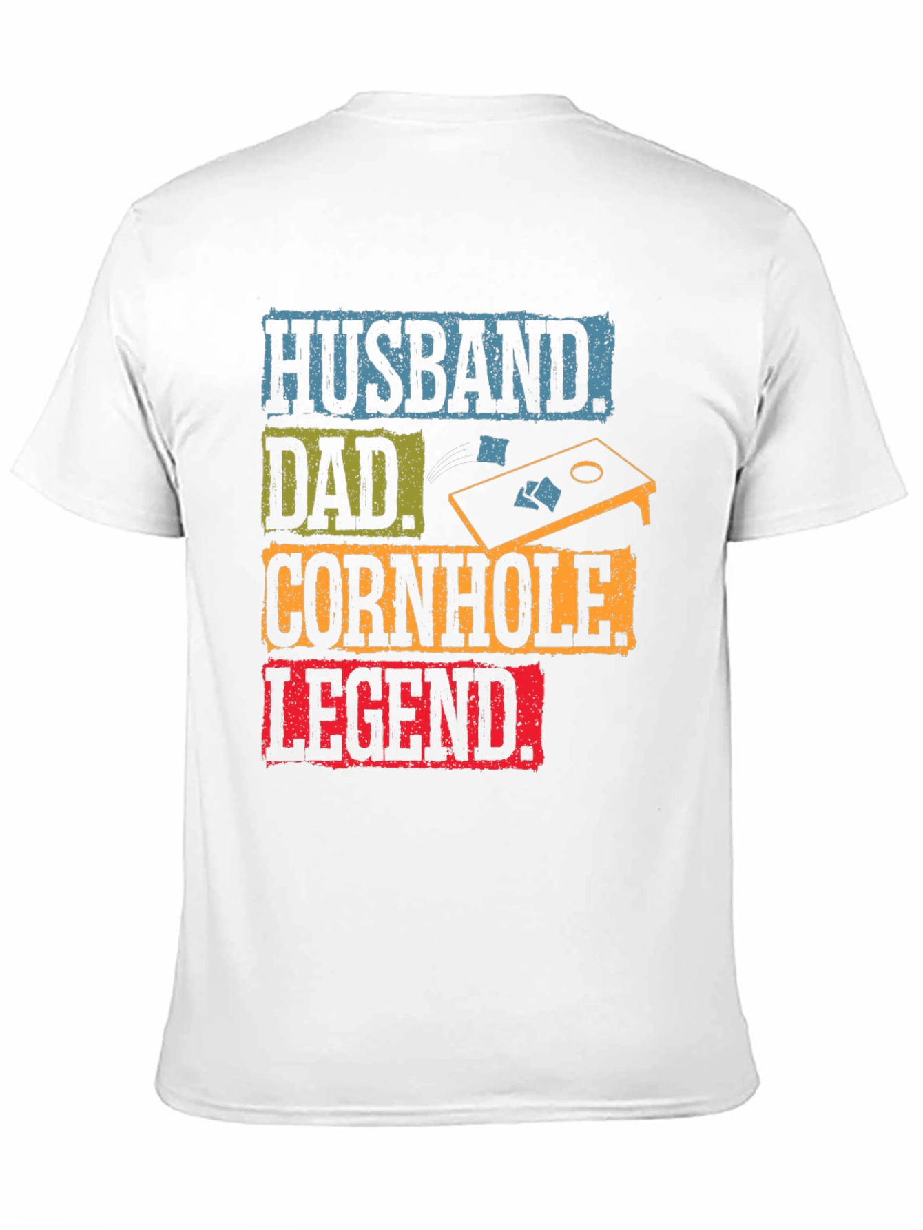 Husband Dad Cornhole Legend Graphic Tee