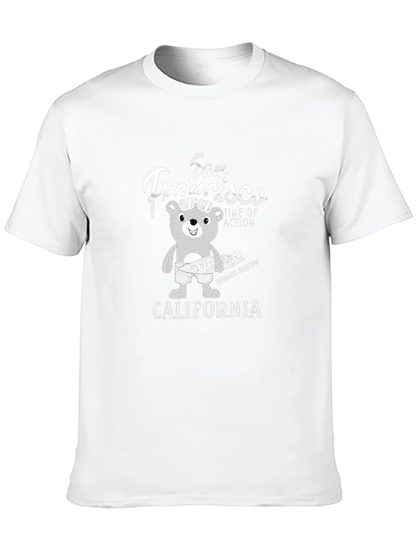 San Francisco Surfing Bear Graphic Tee