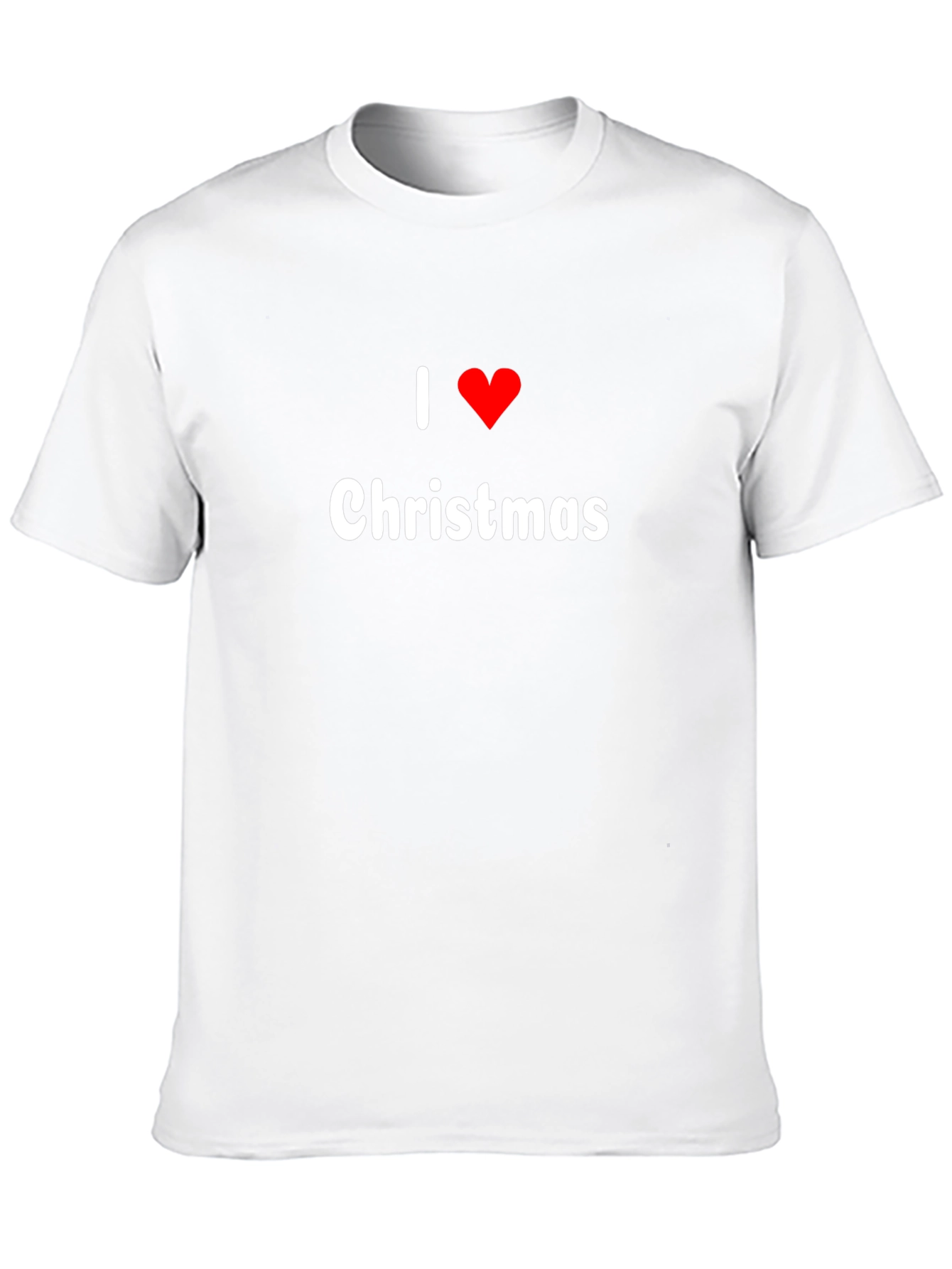 I Heart Christmas Black T-Shirt