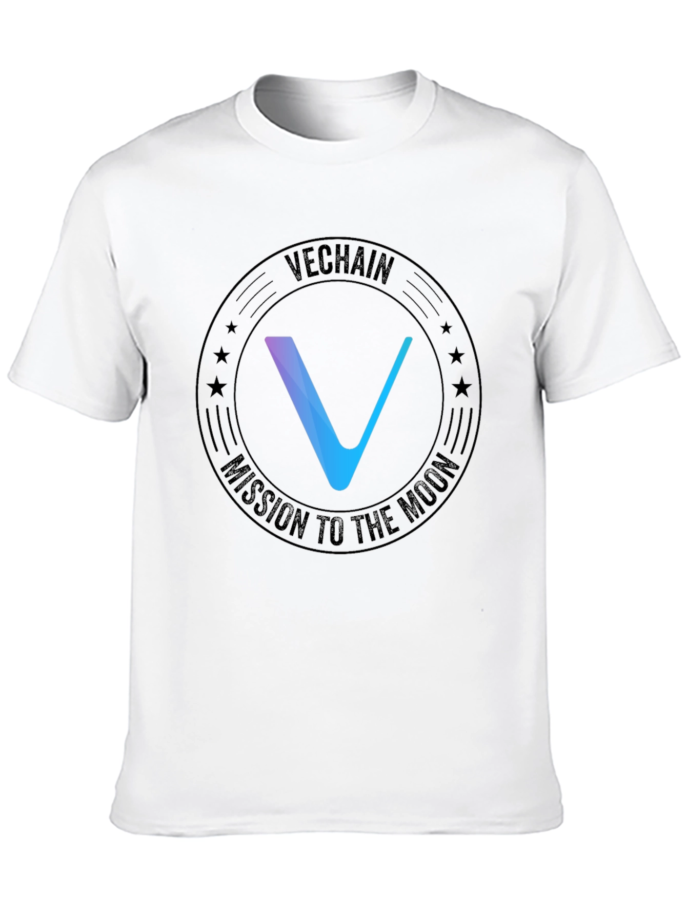 VeChain Mission to the Moon Black T-Shirt