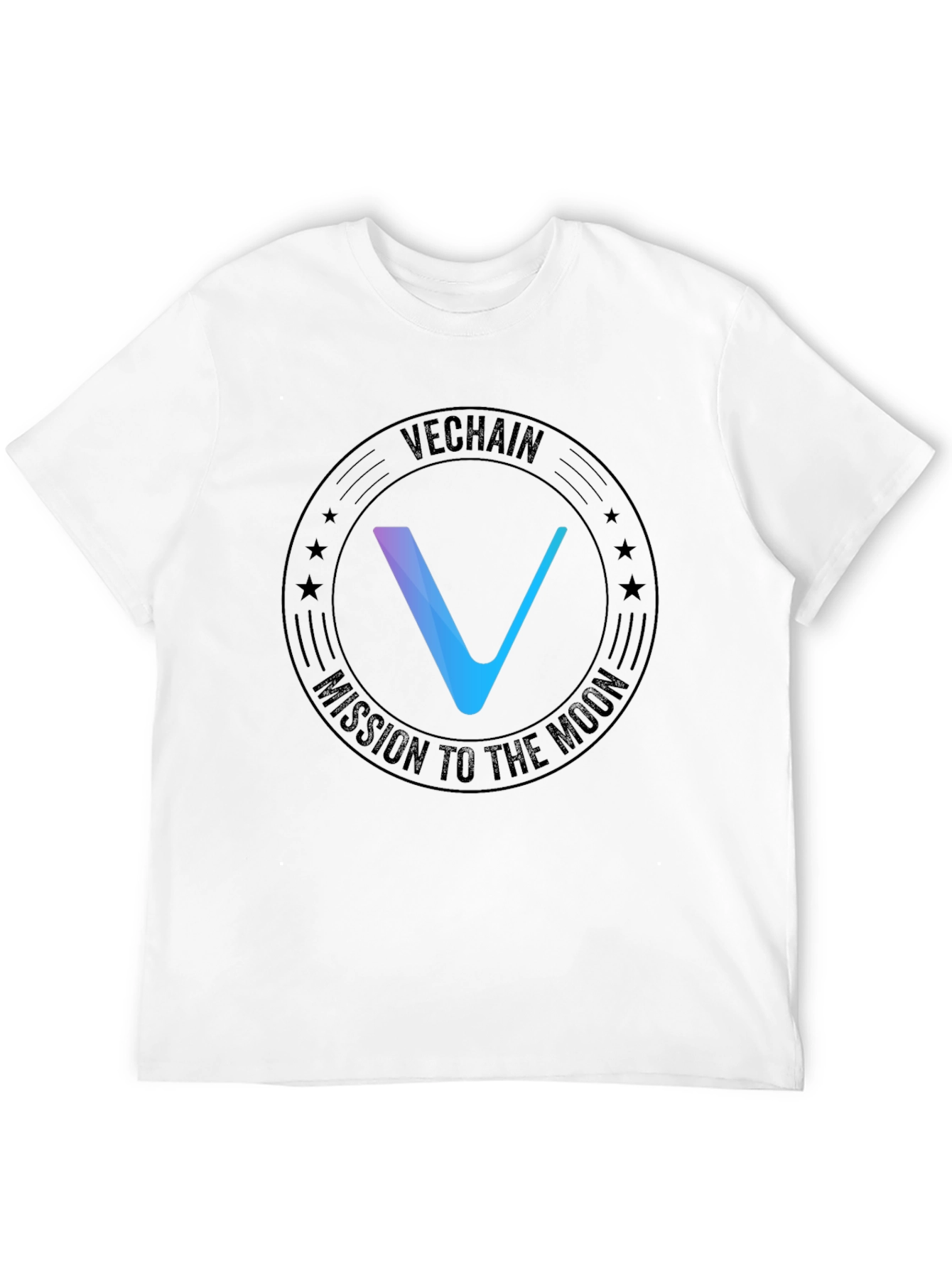 VeChain Mission to the Moon Black T-Shirt