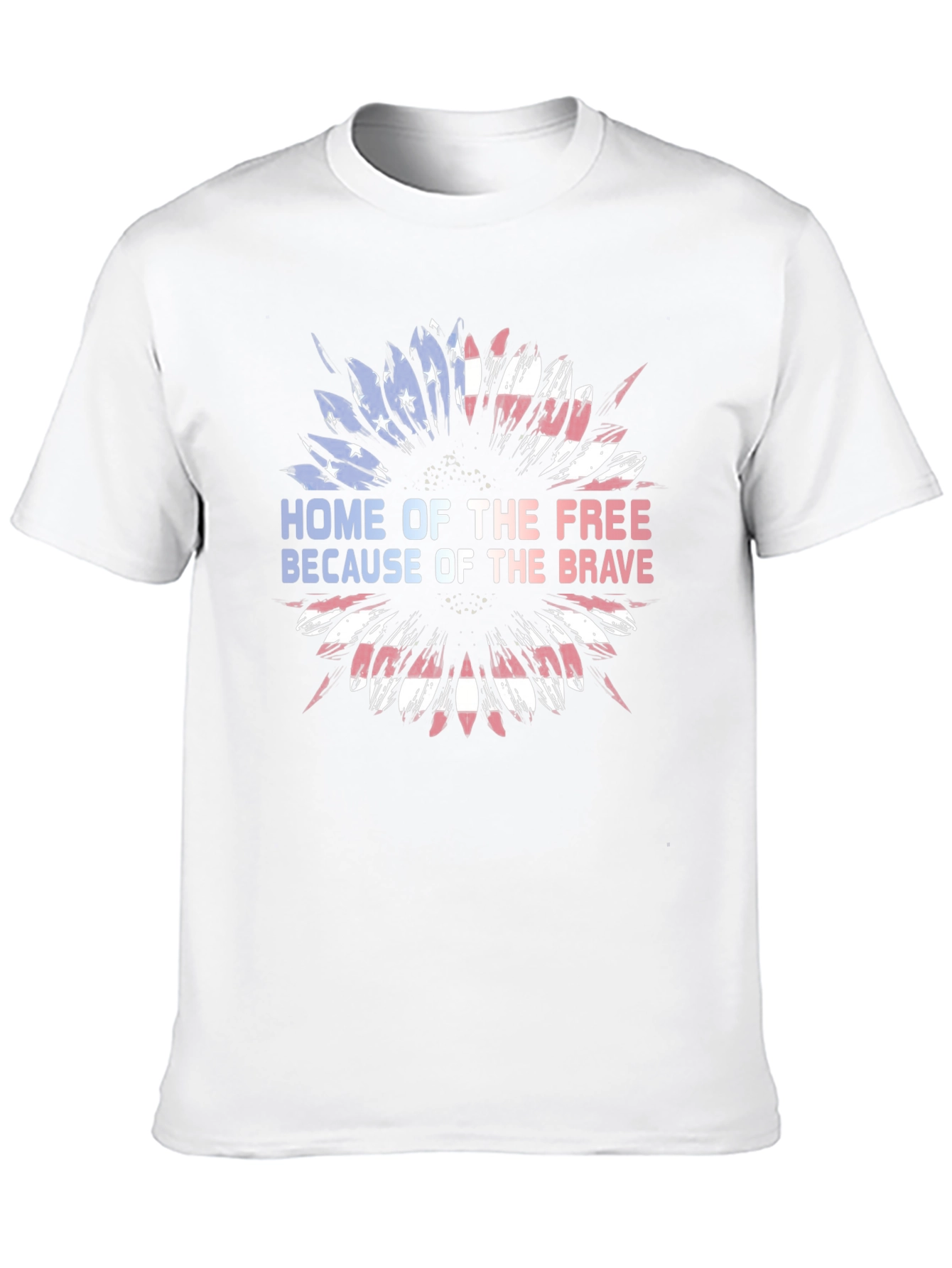 Patriotic Sunflower T-Shirt - Home of the Free