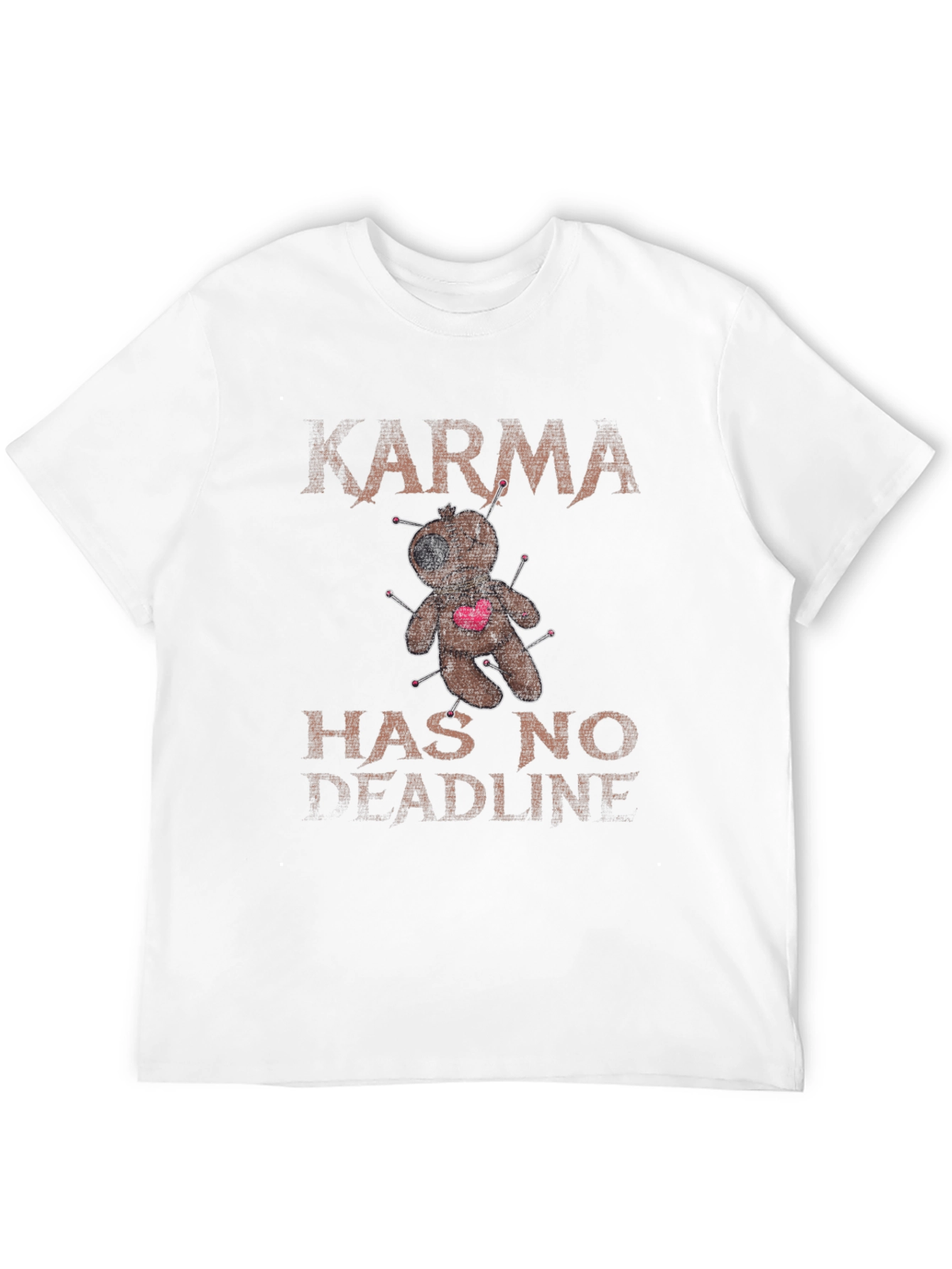 Karma Has No Deadline Voodoo Doll T-Shirt